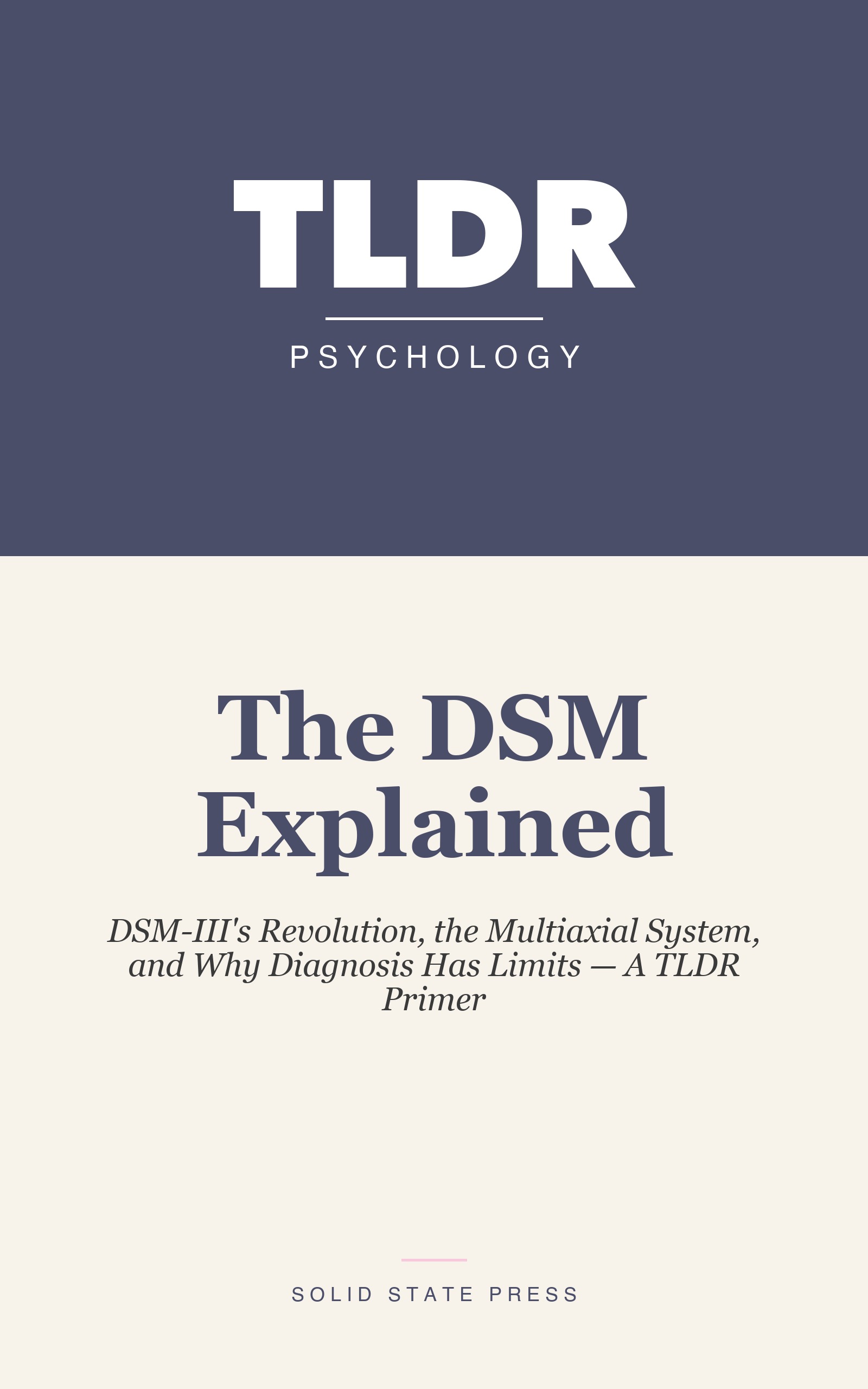The DSM Explained cover