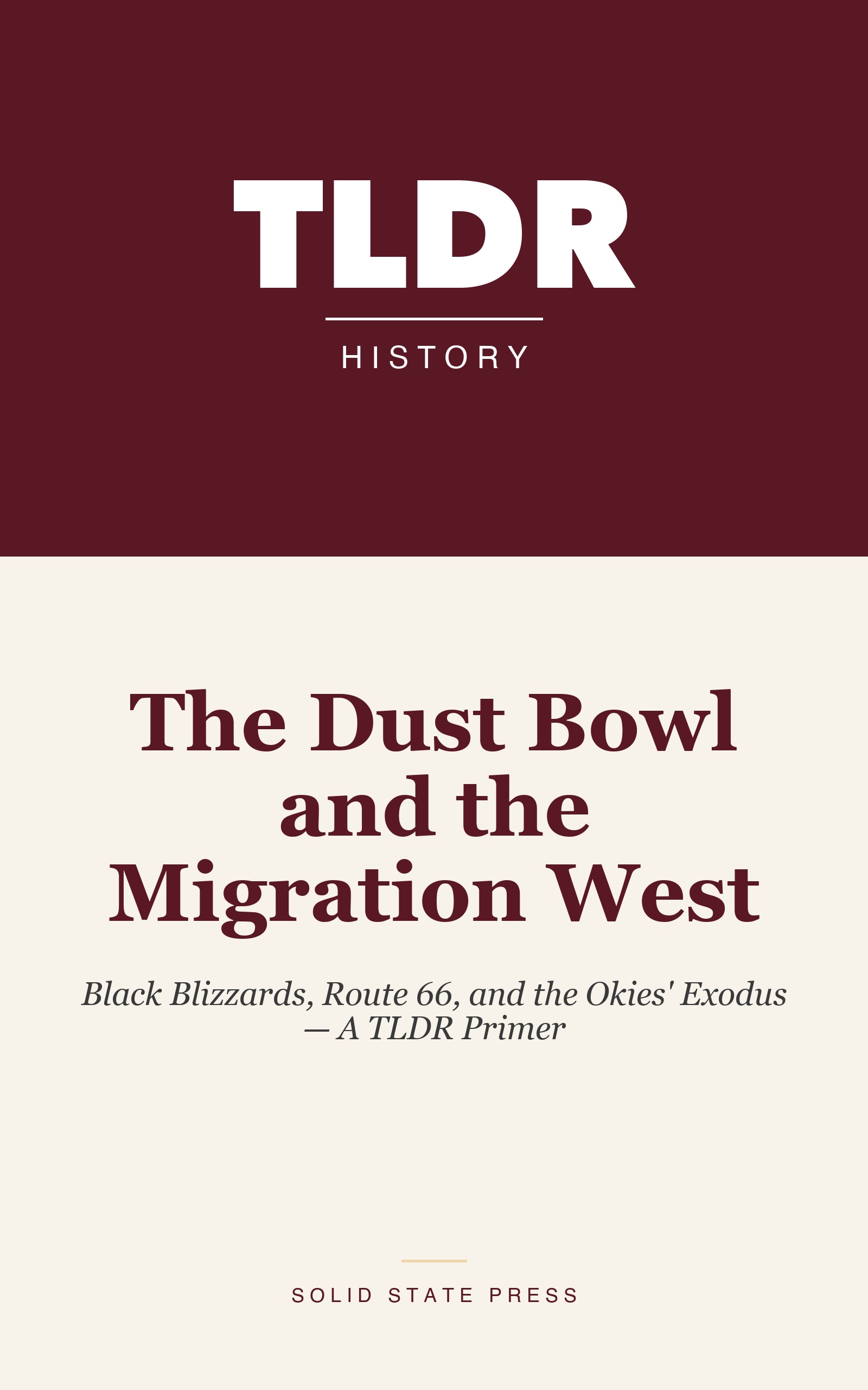 The Dust Bowl and the Migration West cover