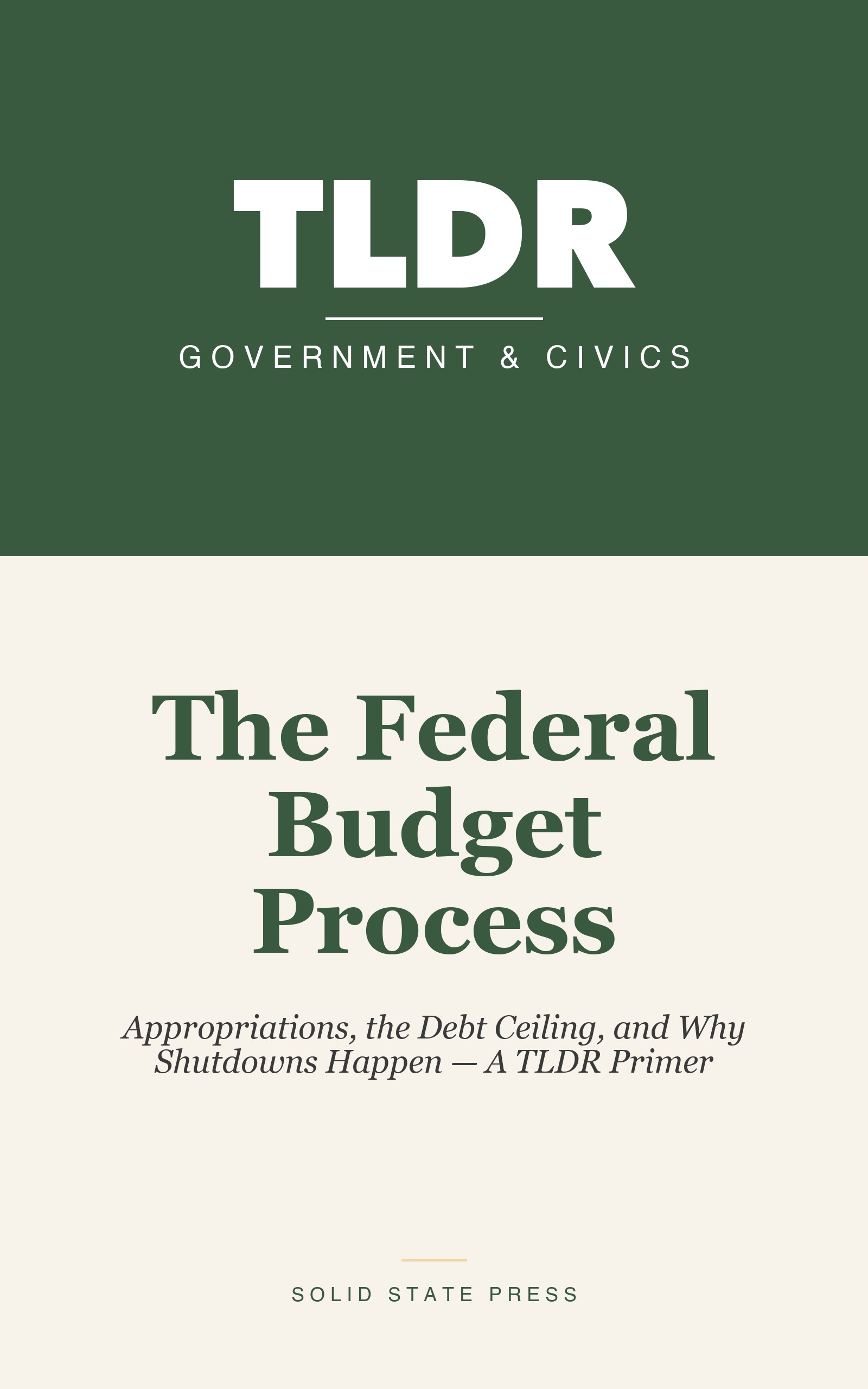 The Federal Budget Process cover