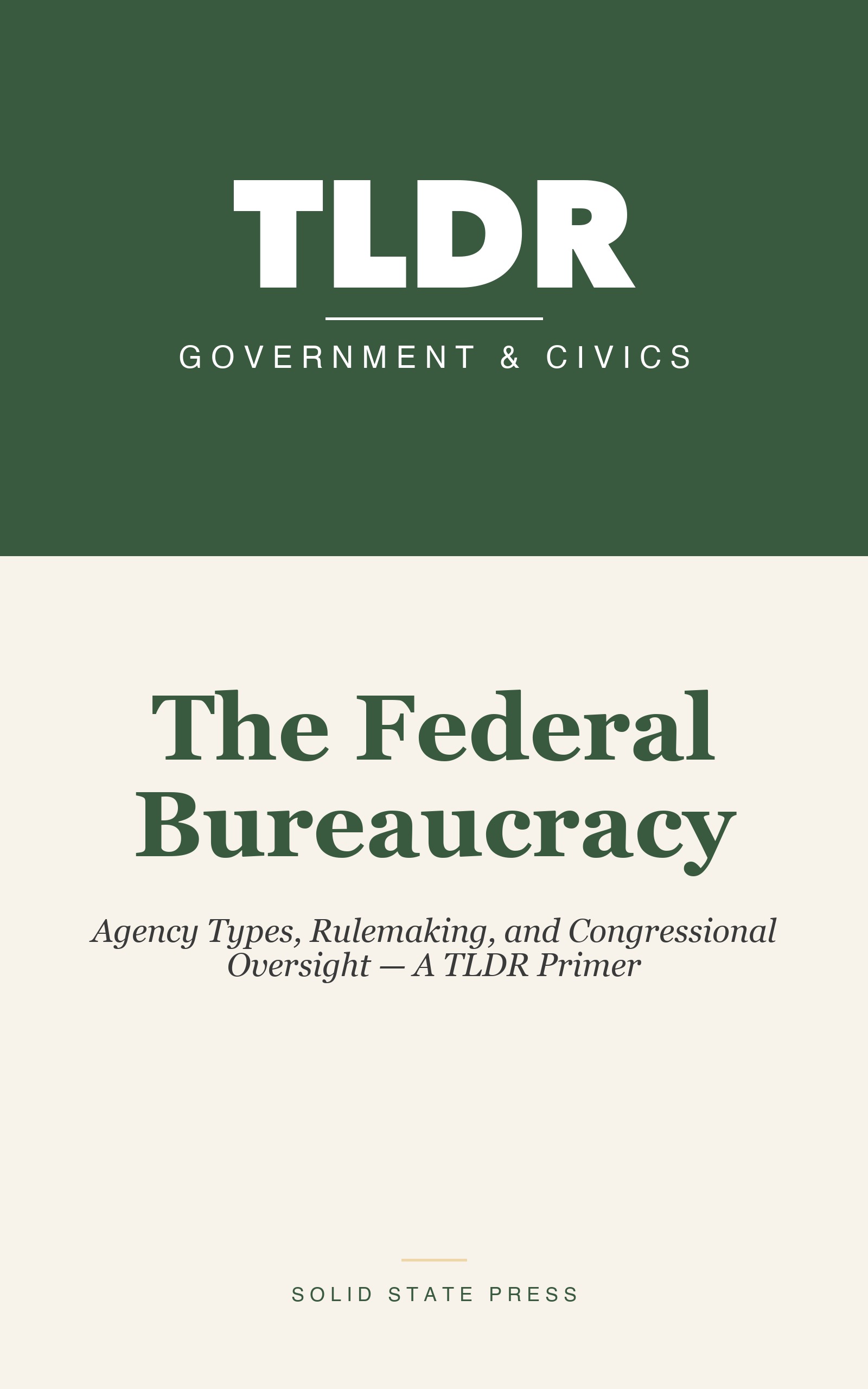 The Federal Bureaucracy cover