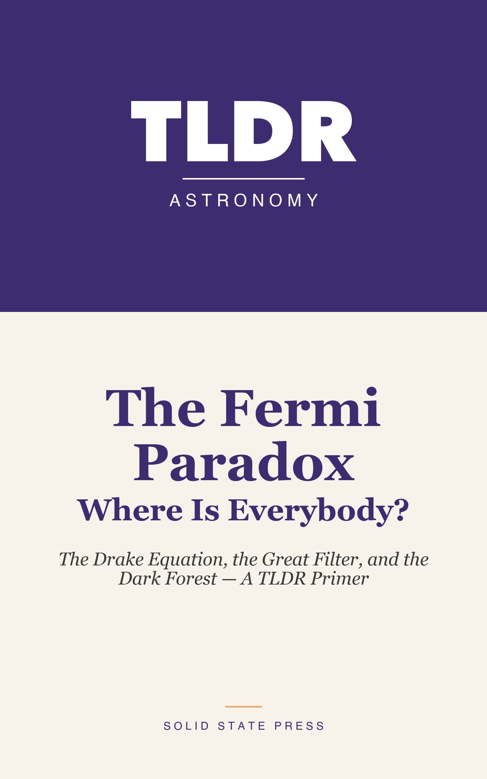 The Fermi Paradox: Where Is Everybody? cover