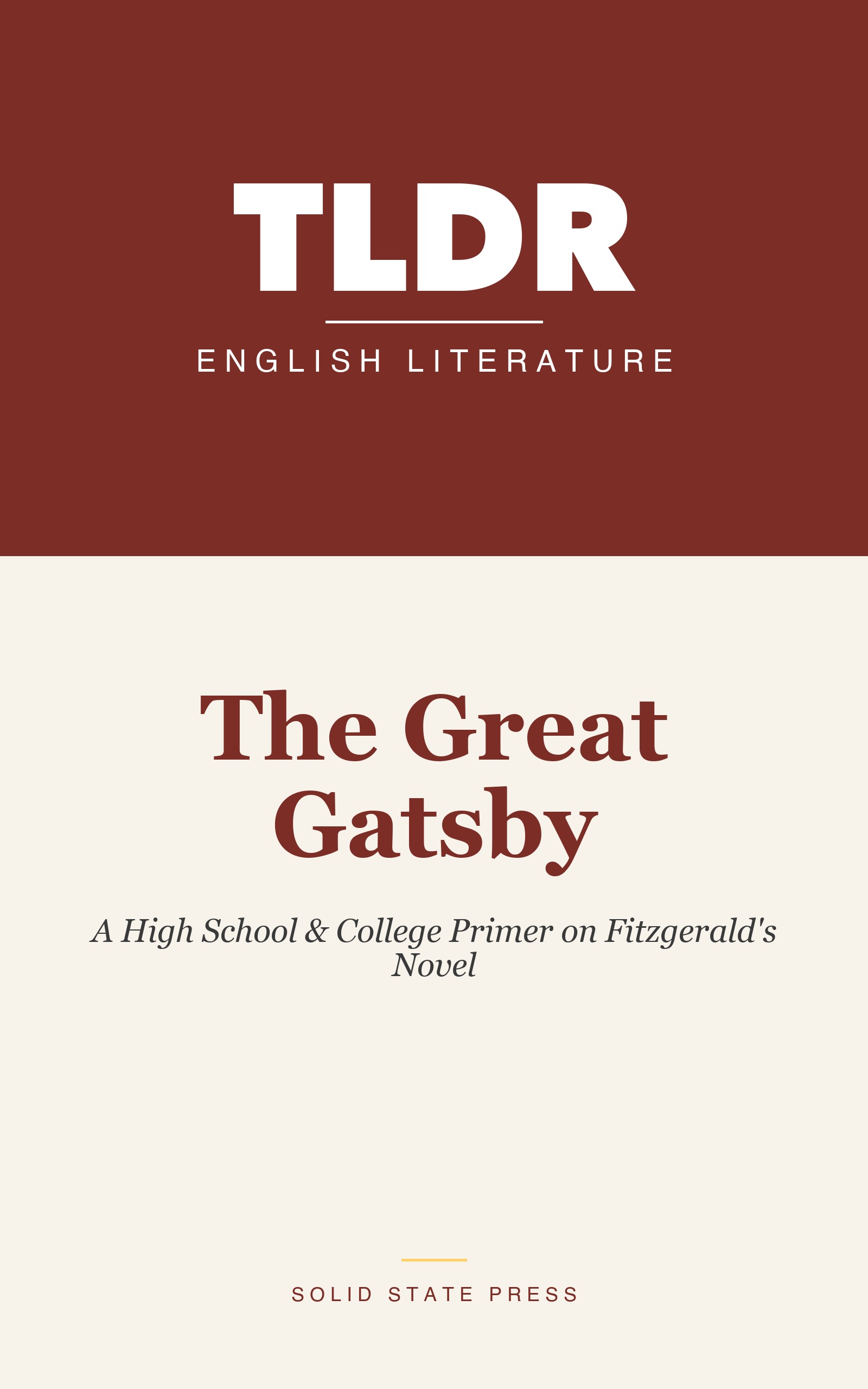 The Great Gatsby cover