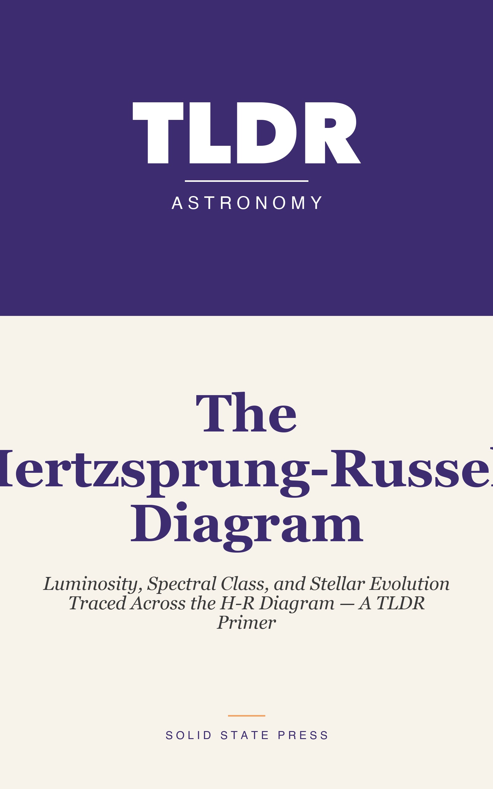 The Hertzsprung-Russell Diagram cover