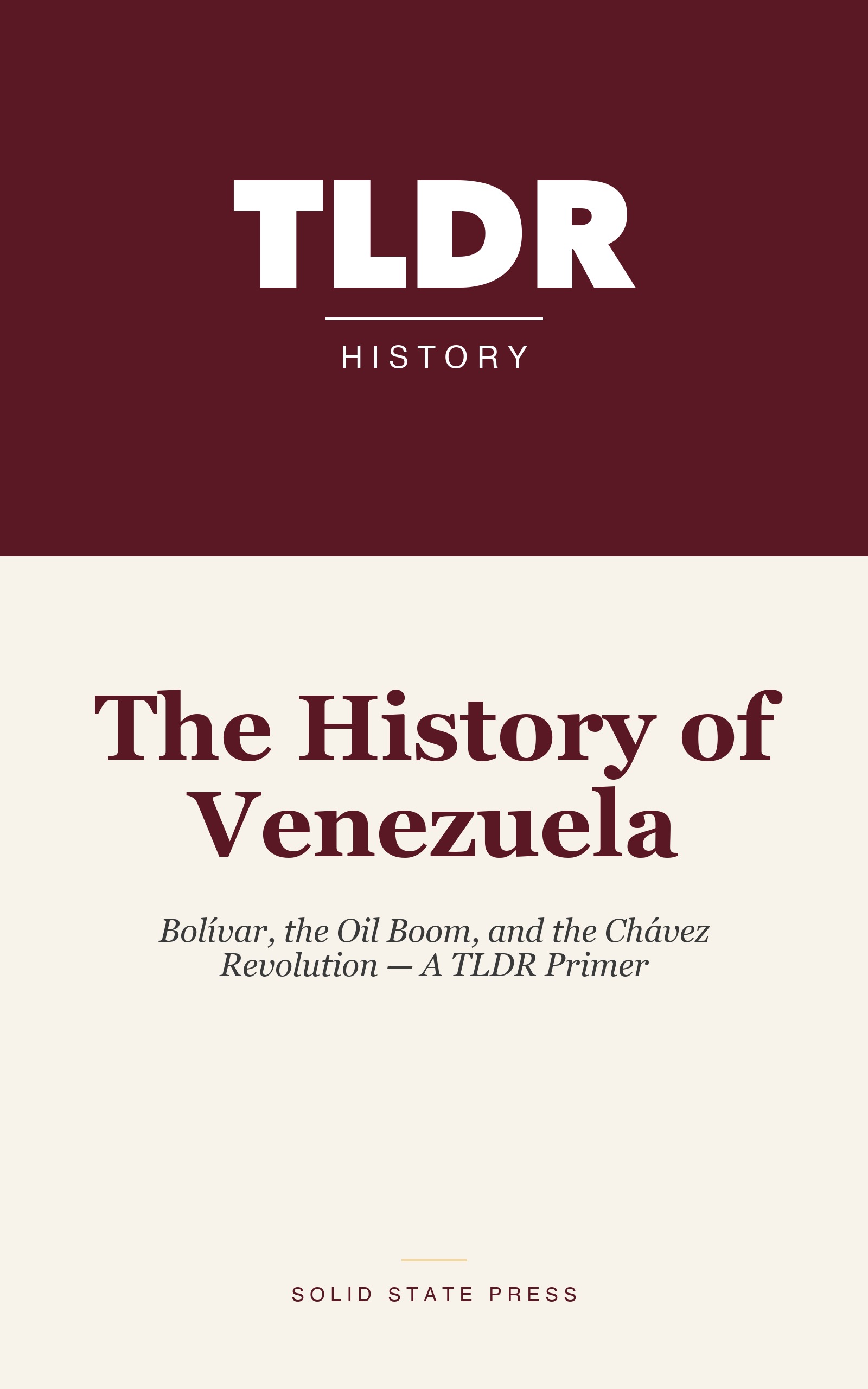 The History of Venezuela cover