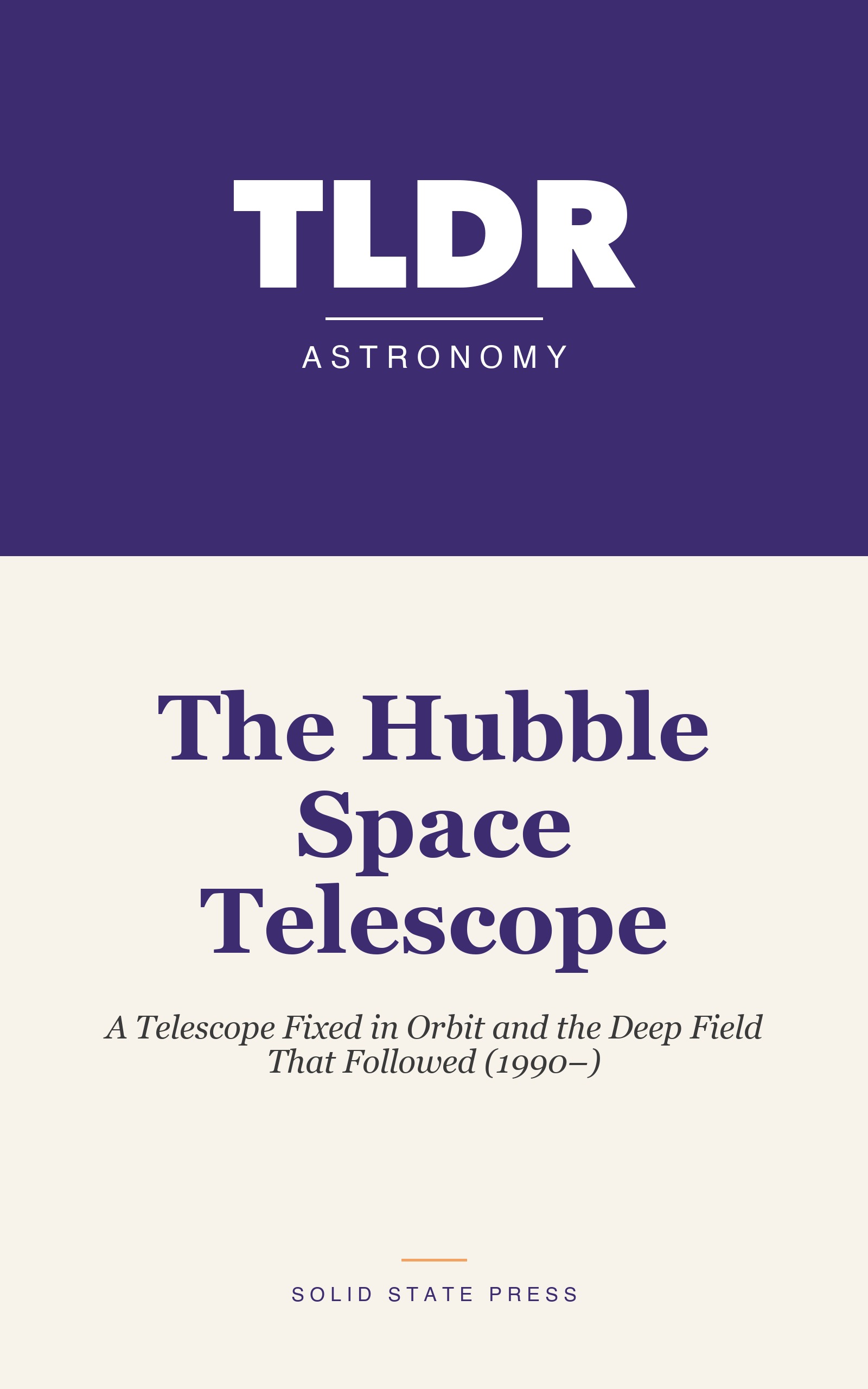 The Hubble Space Telescope cover