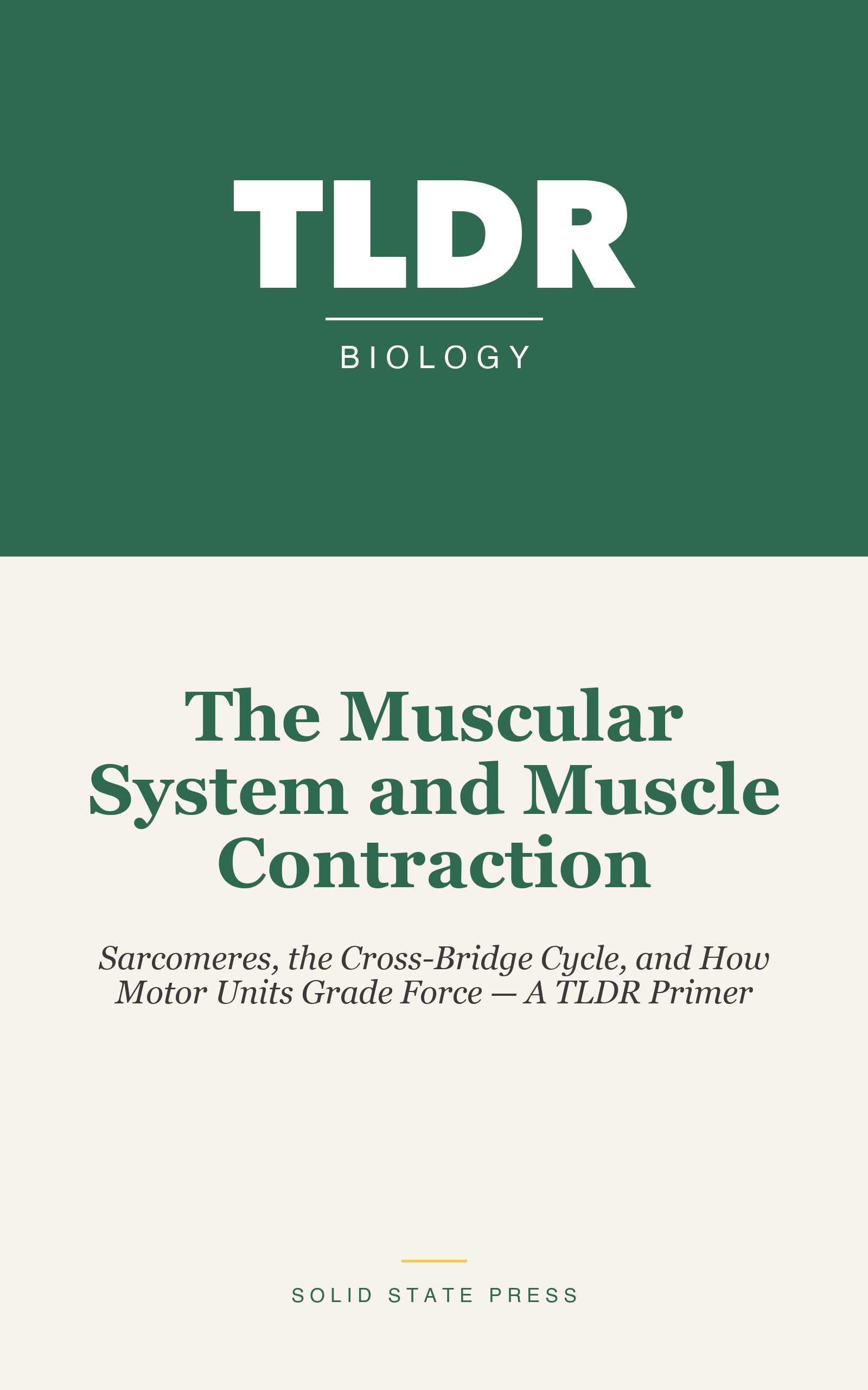 The Muscular System and Muscle Contraction cover