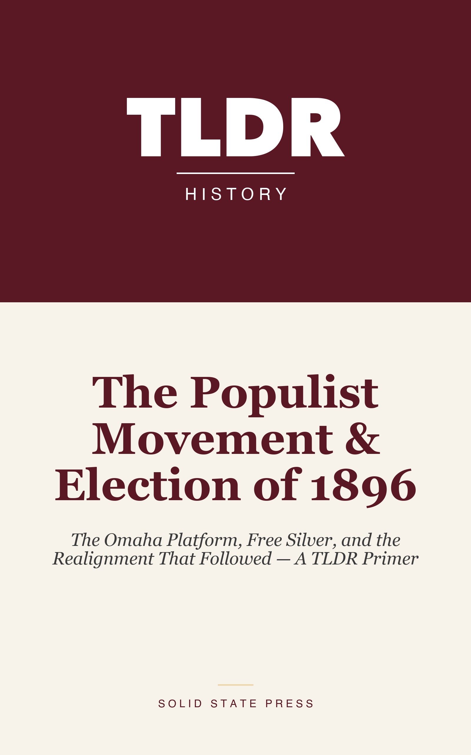 The Populist Movement & Election of 1896 cover
