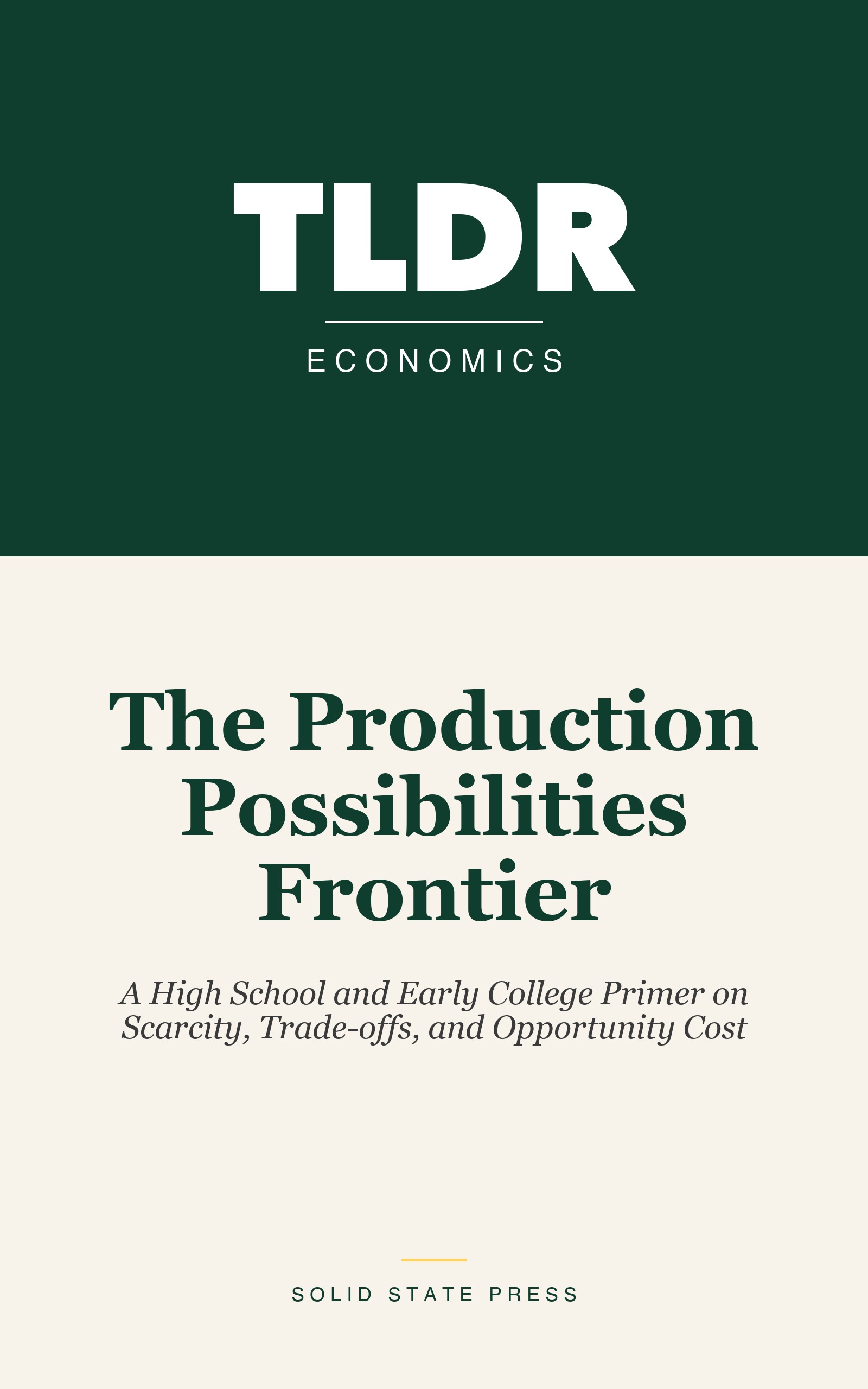 The Production Possibilities Frontier cover