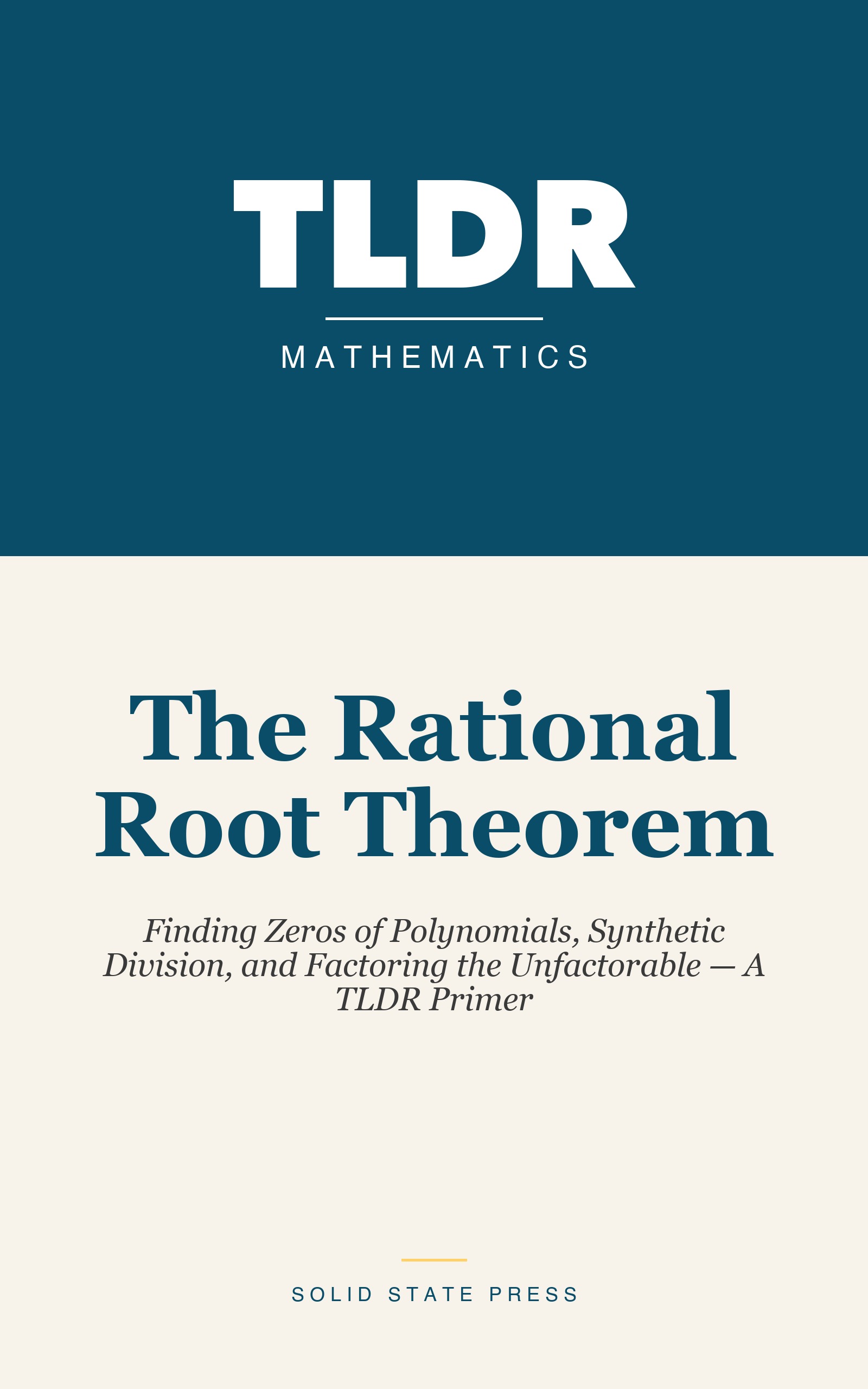 The Rational Root Theorem cover