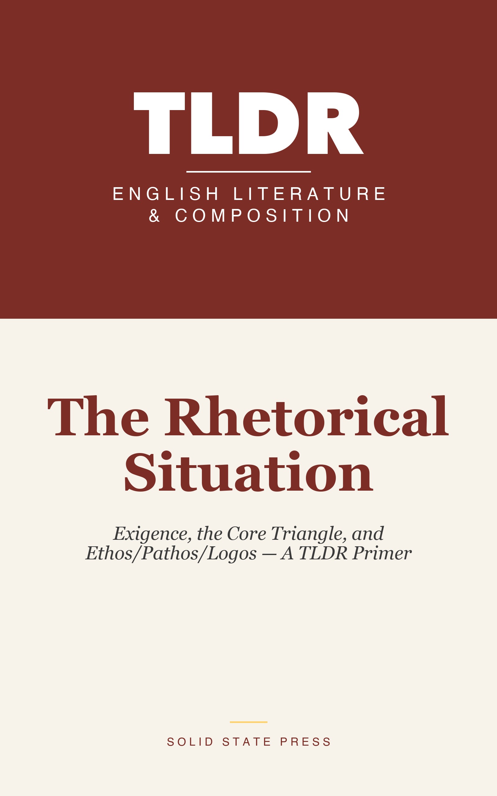 The Rhetorical Situation cover