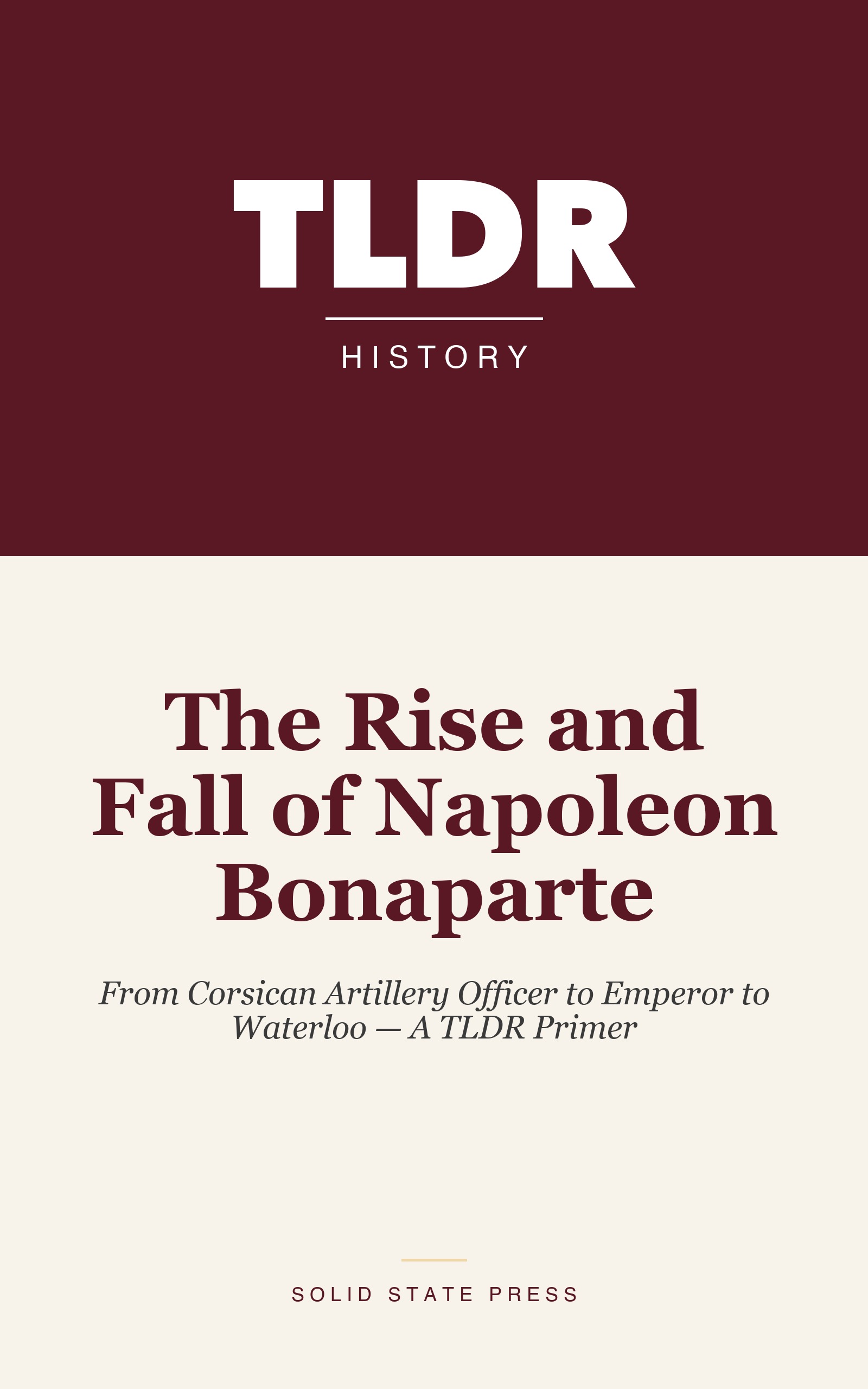 The Rise and Fall of Napoleon Bonaparte cover
