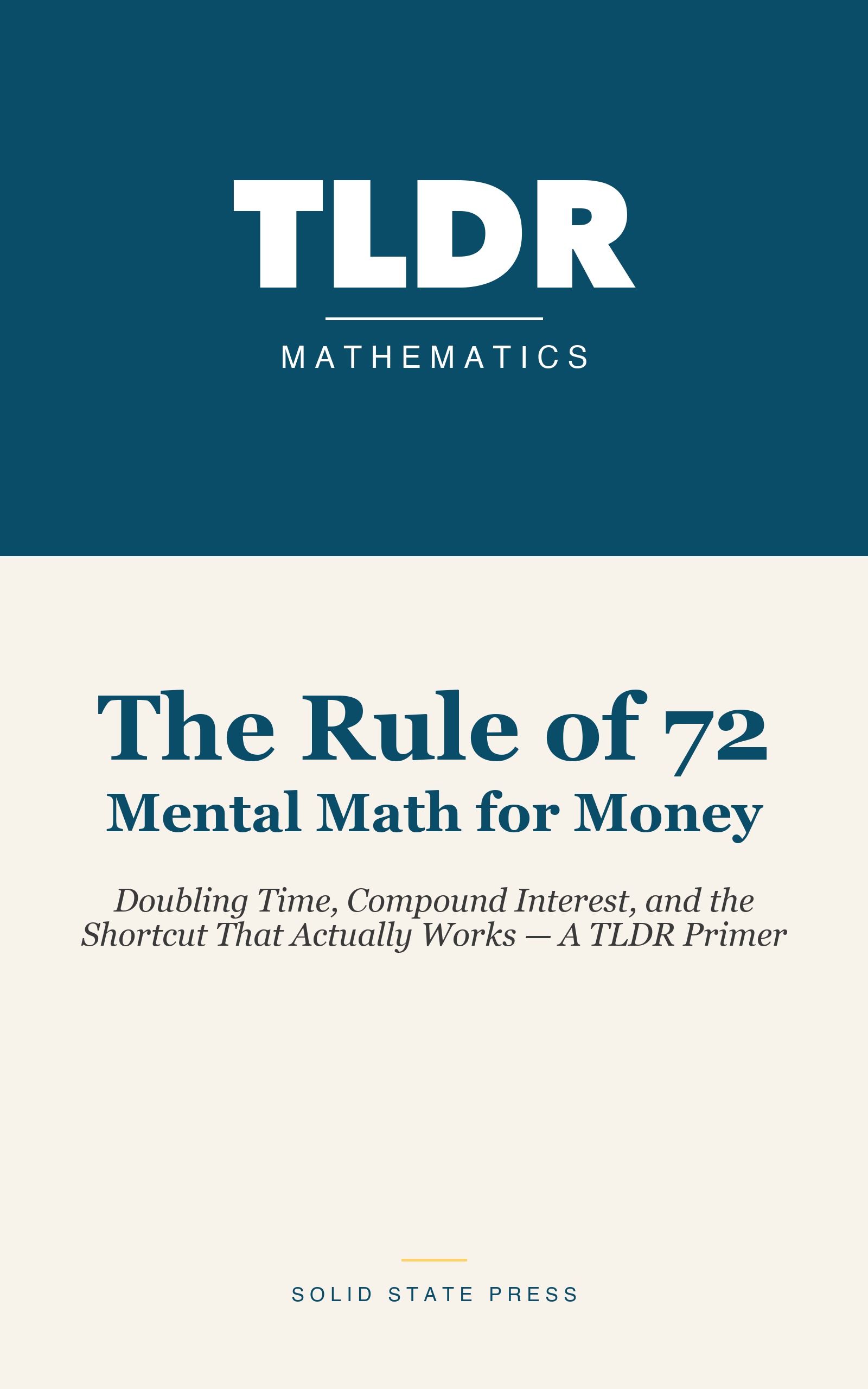 The Rule of 72: Mental Math for Money cover