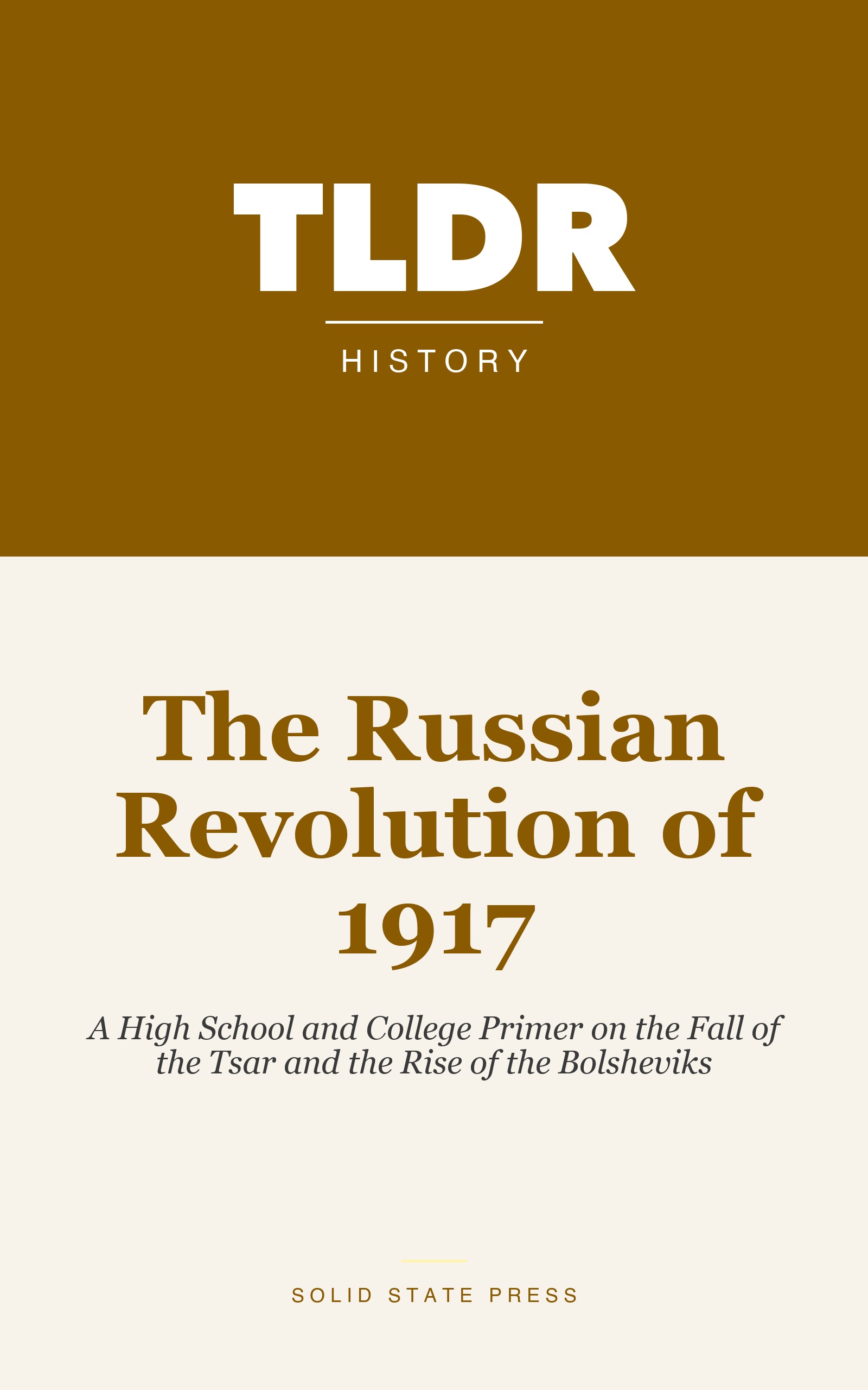 The Russian Revolution of 1917 cover