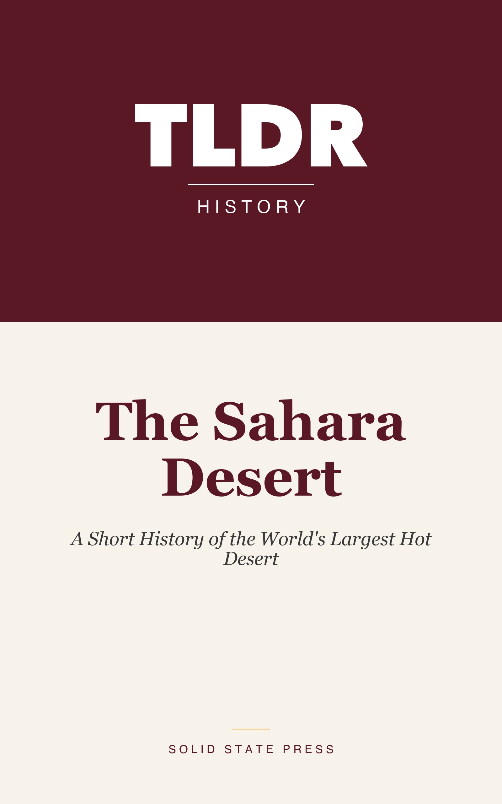 The Sahara Desert cover