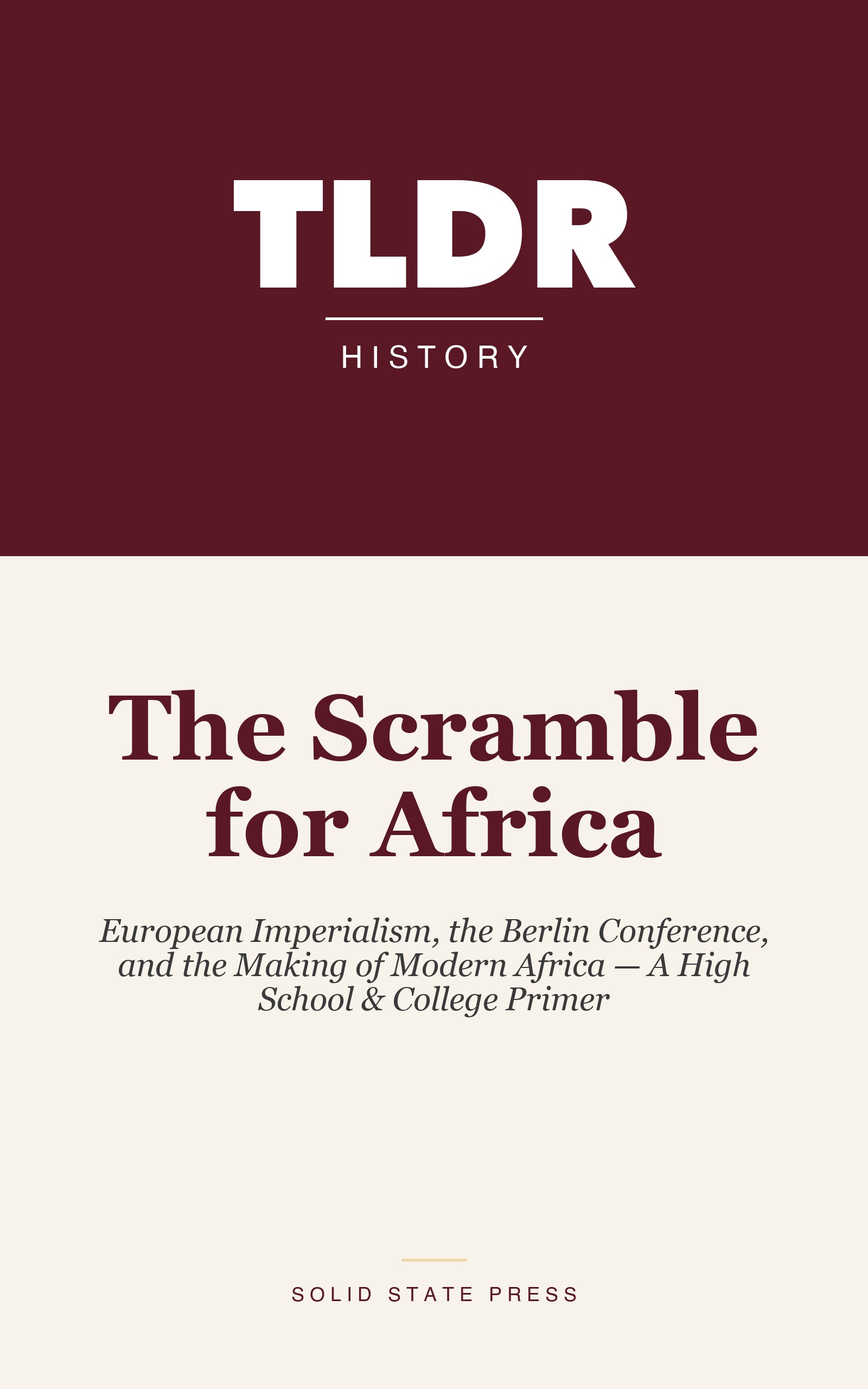 The Scramble for Africa cover
