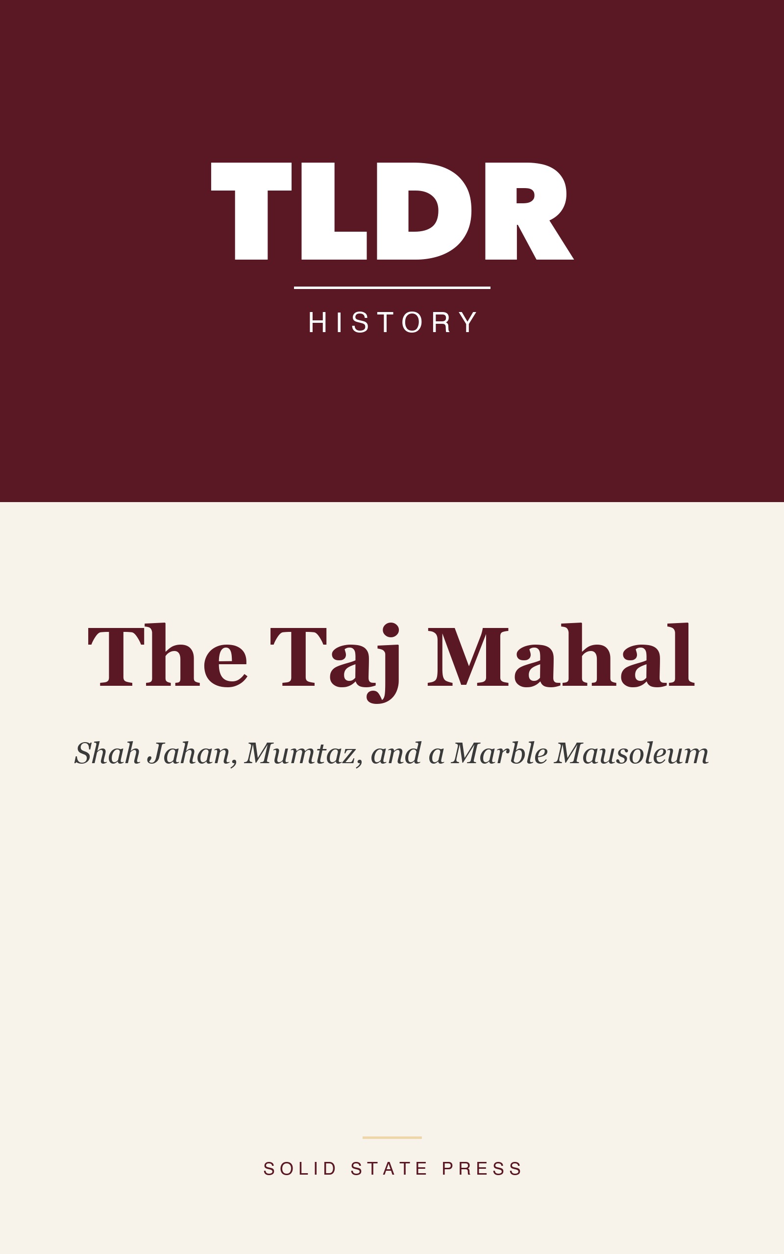The Taj Mahal cover