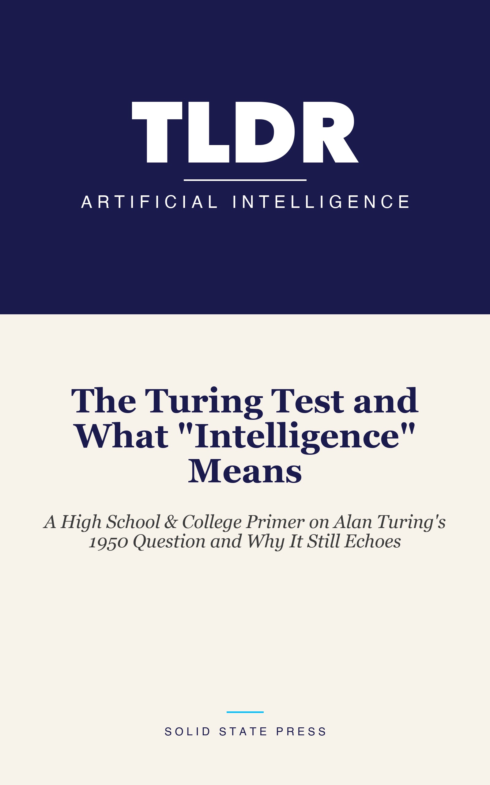 The Turing Test and What "Intelligence" Means cover