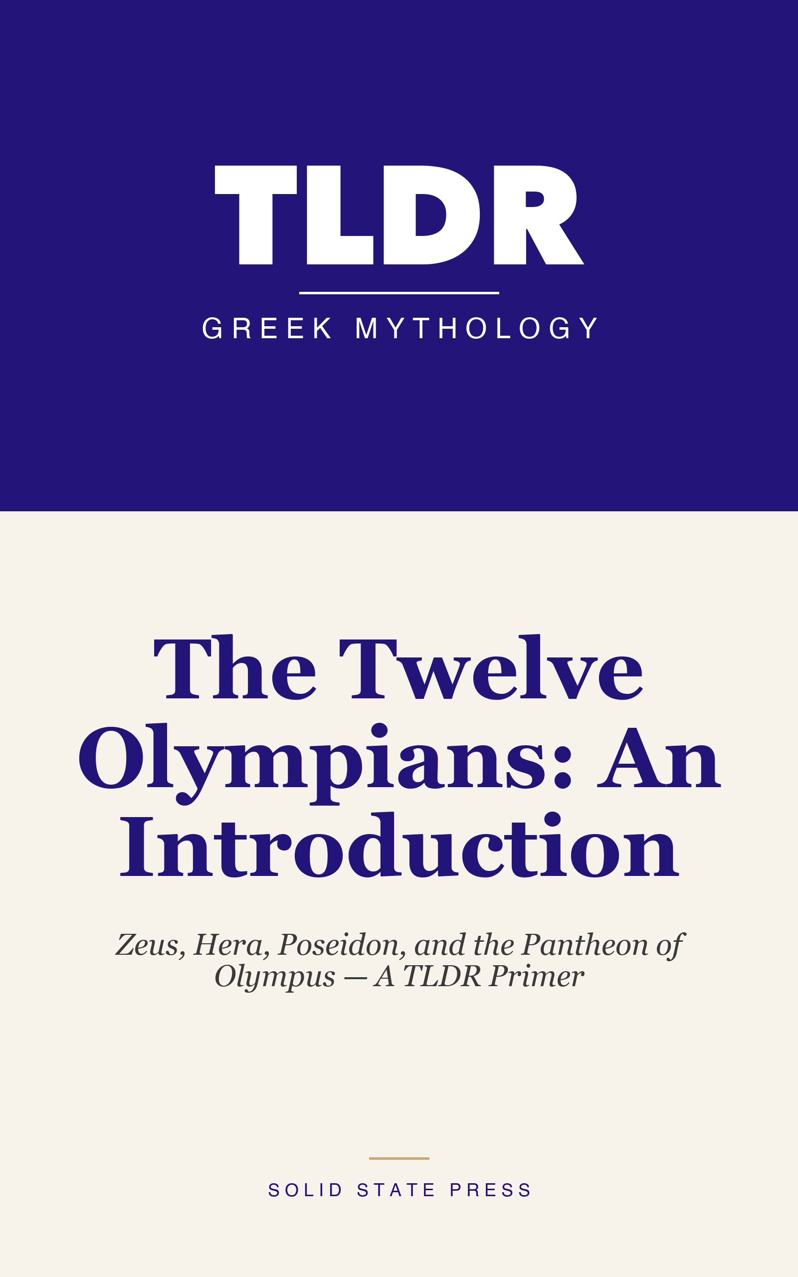 The Twelve Olympians: An Introduction cover