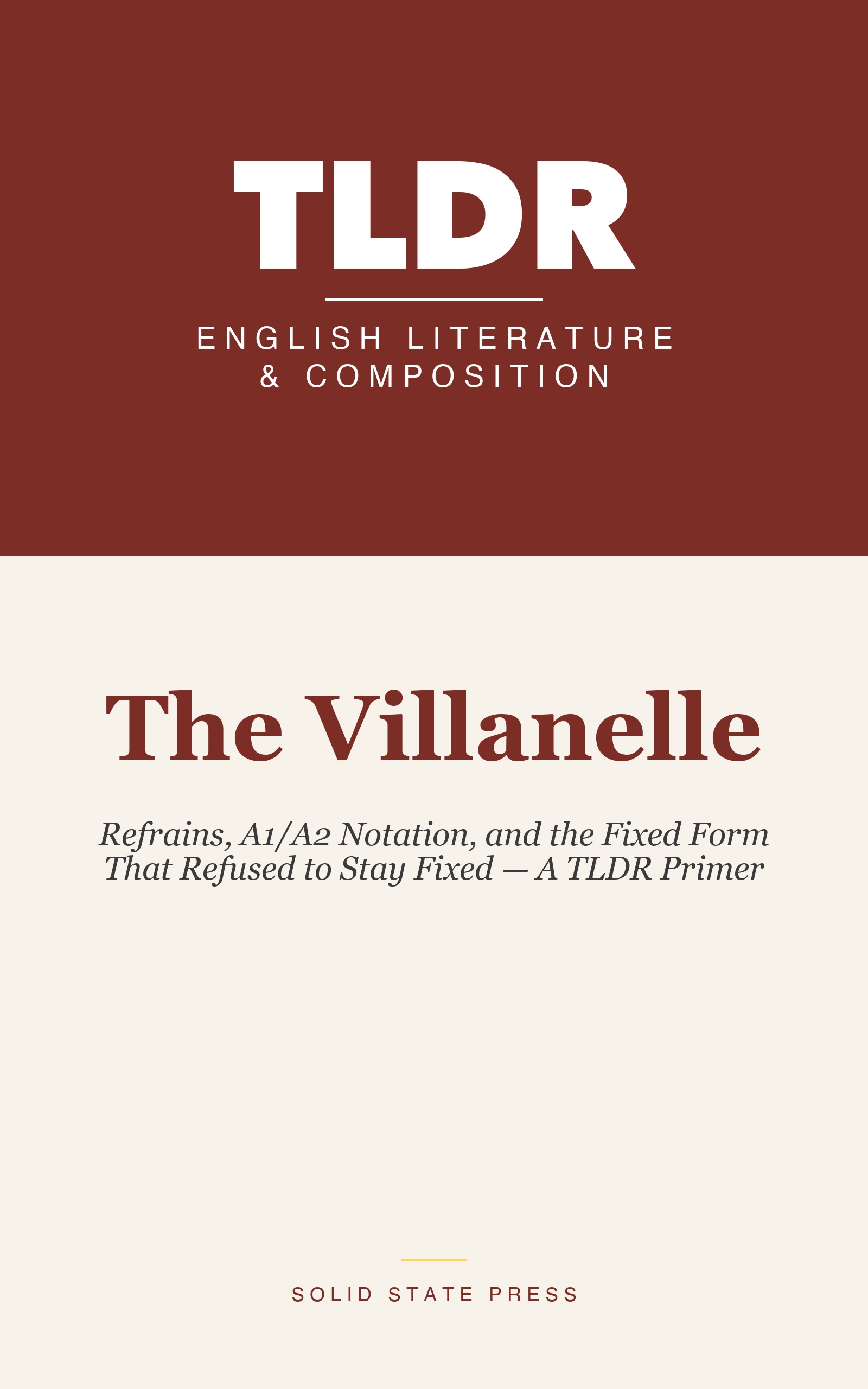 The Villanelle cover