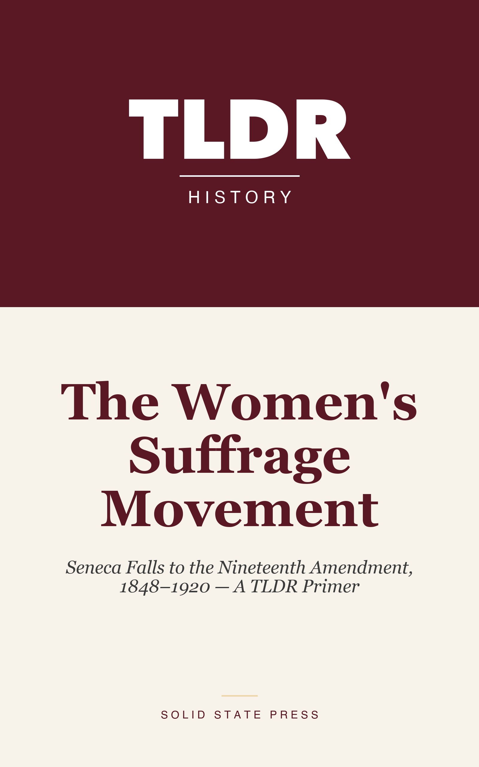 The Women's Suffrage Movement cover