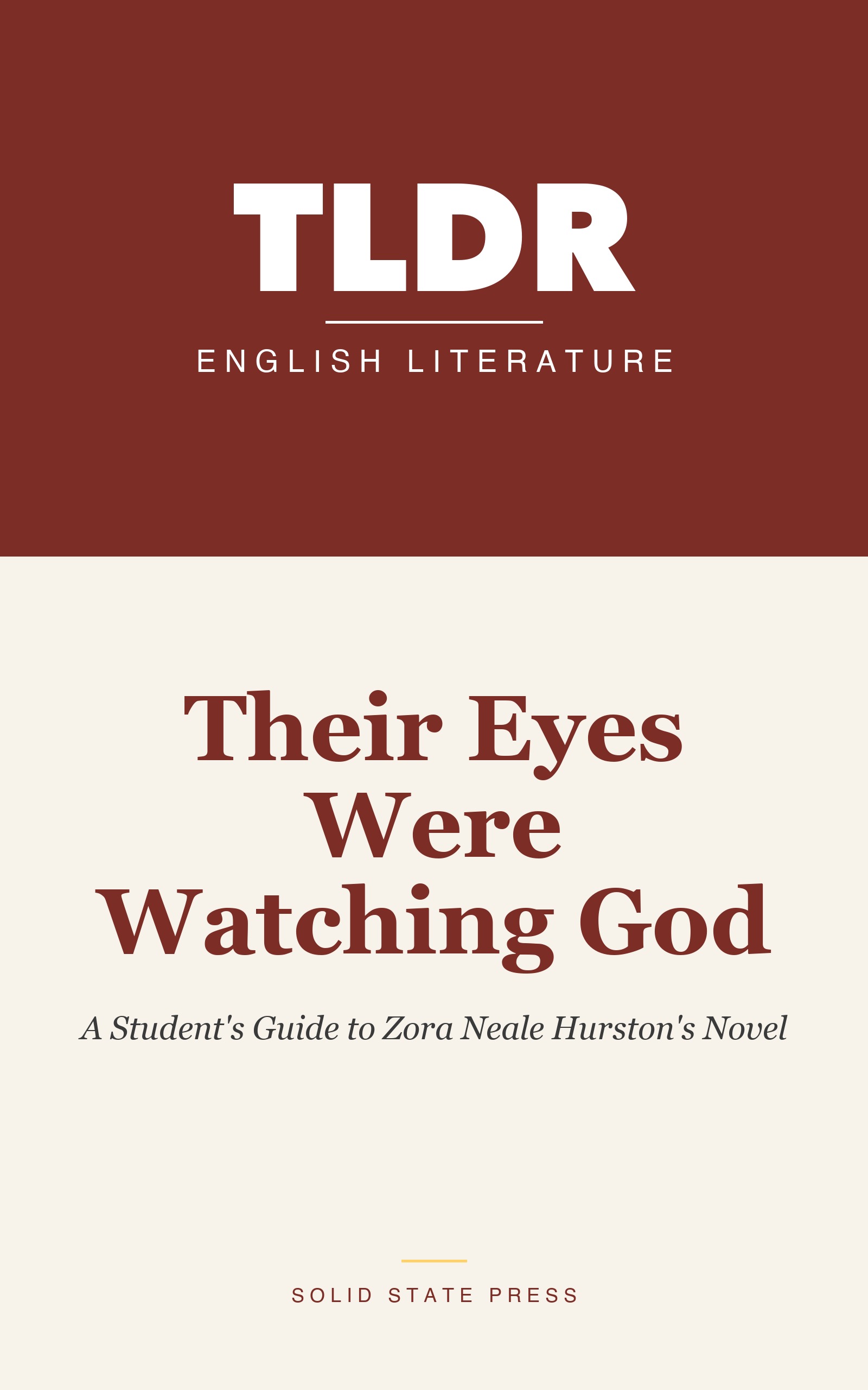 Their Eyes Were Watching God cover