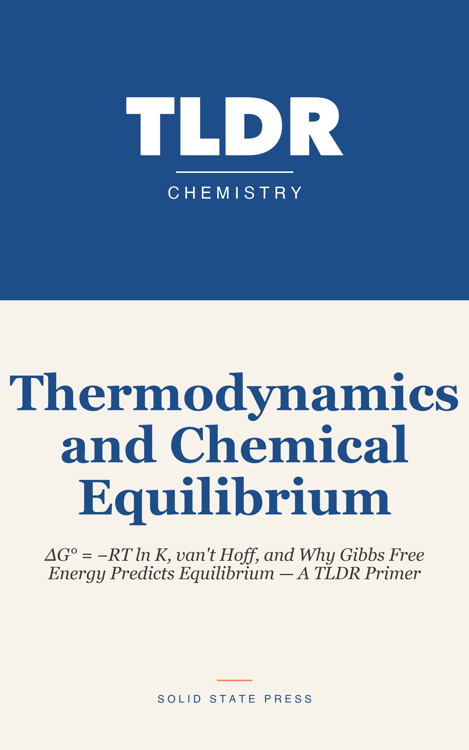Thermodynamics and Chemical Equilibrium cover