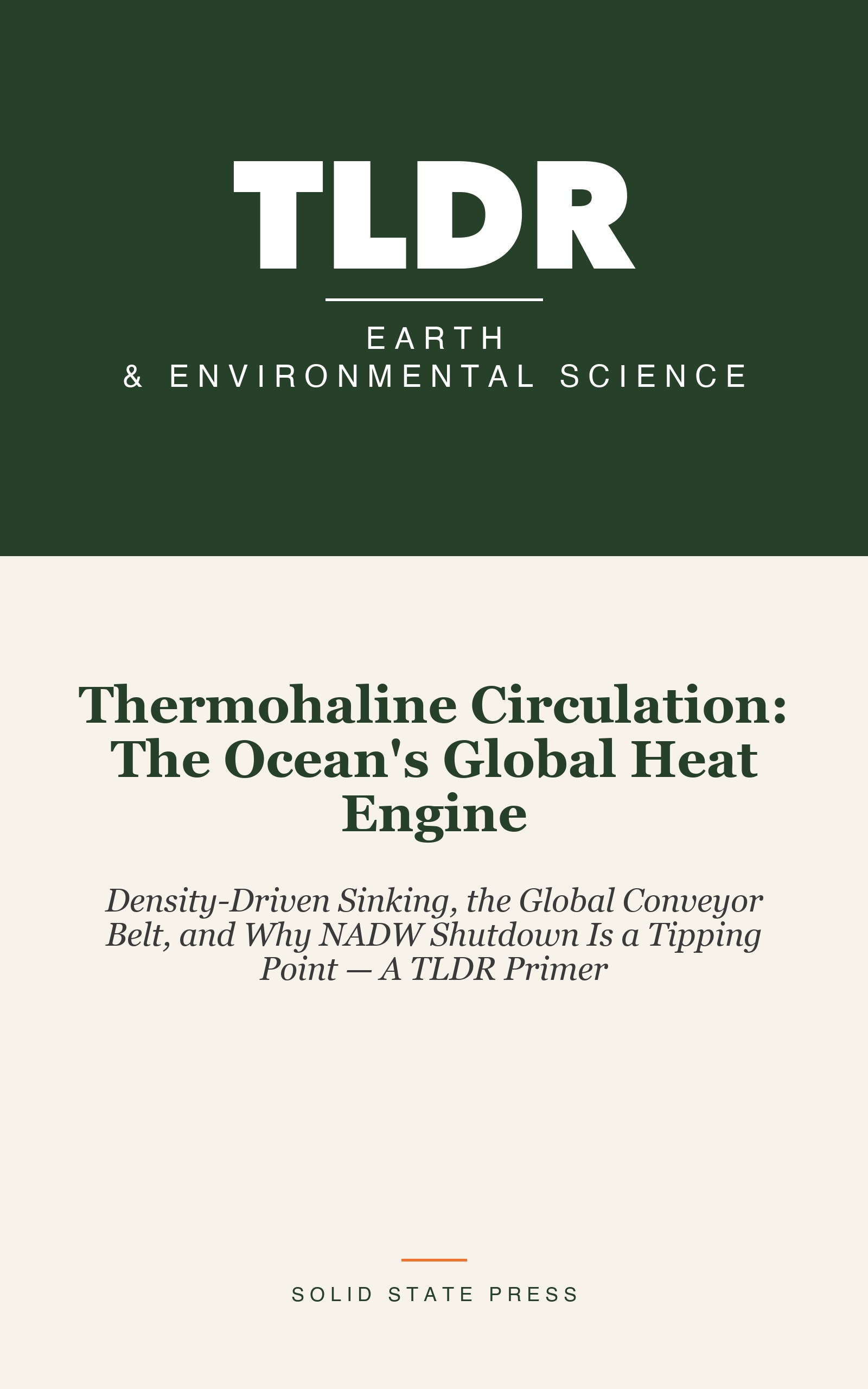 Thermohaline Circulation: The Ocean's Global Heat Engine cover