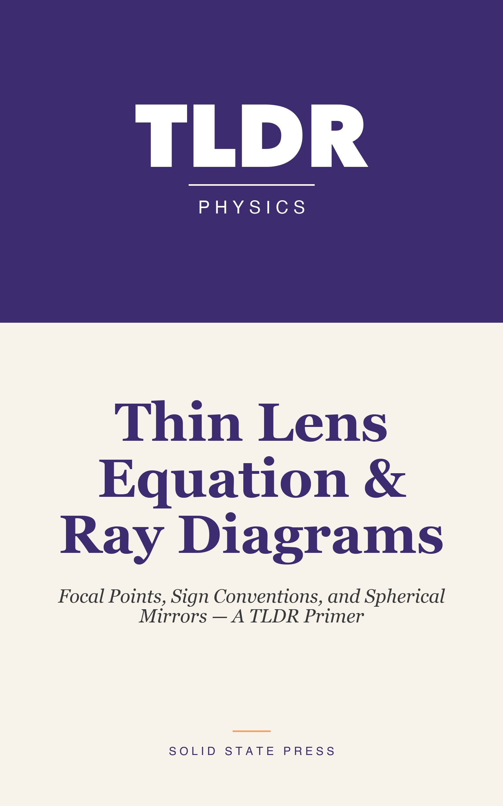 Thin Lens Equation & Ray Diagrams cover
