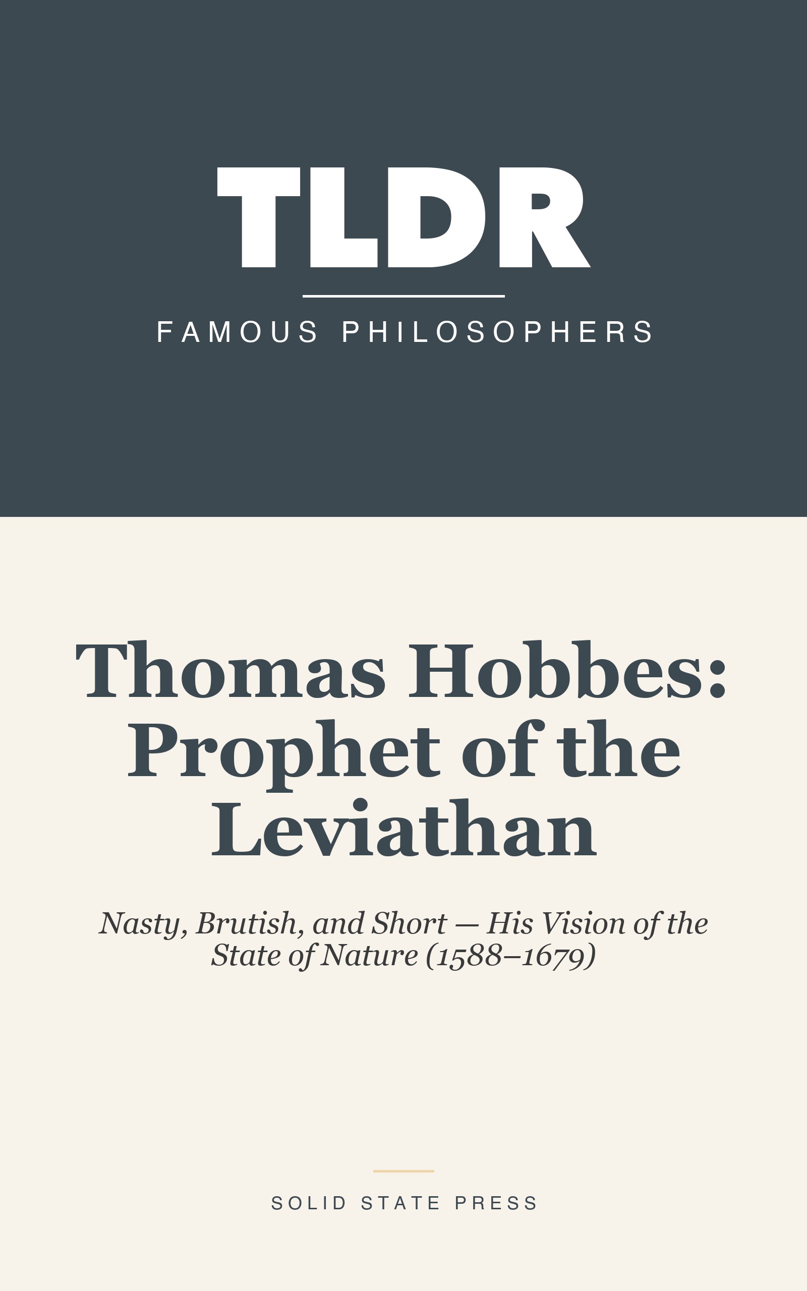 Thomas Hobbes: Prophet of the Leviathan cover