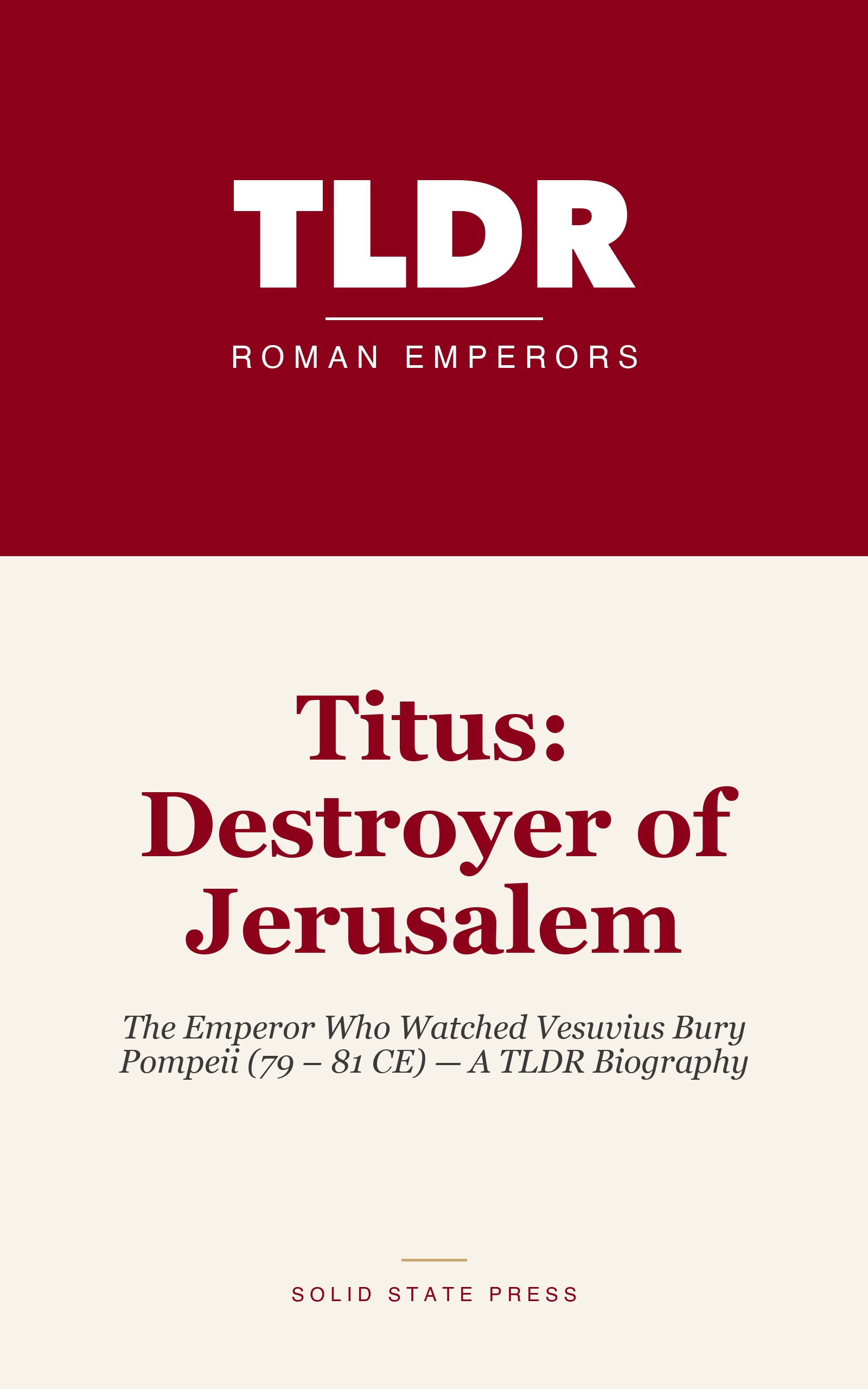 Titus: Destroyer of Jerusalem cover