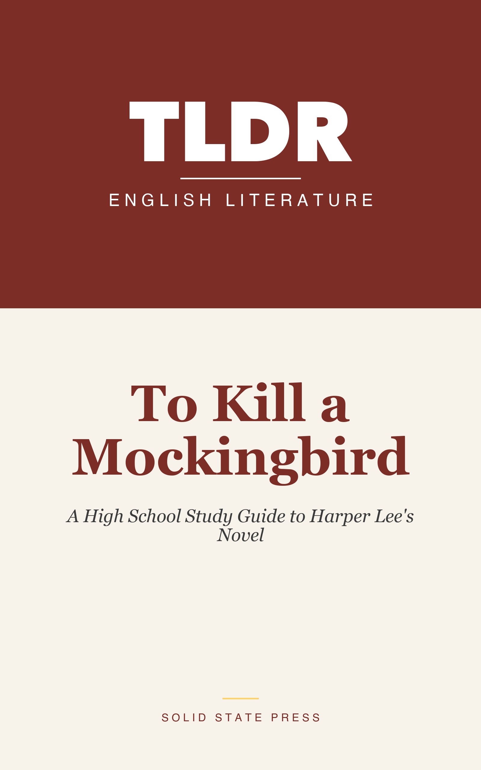 To Kill a Mockingbird cover