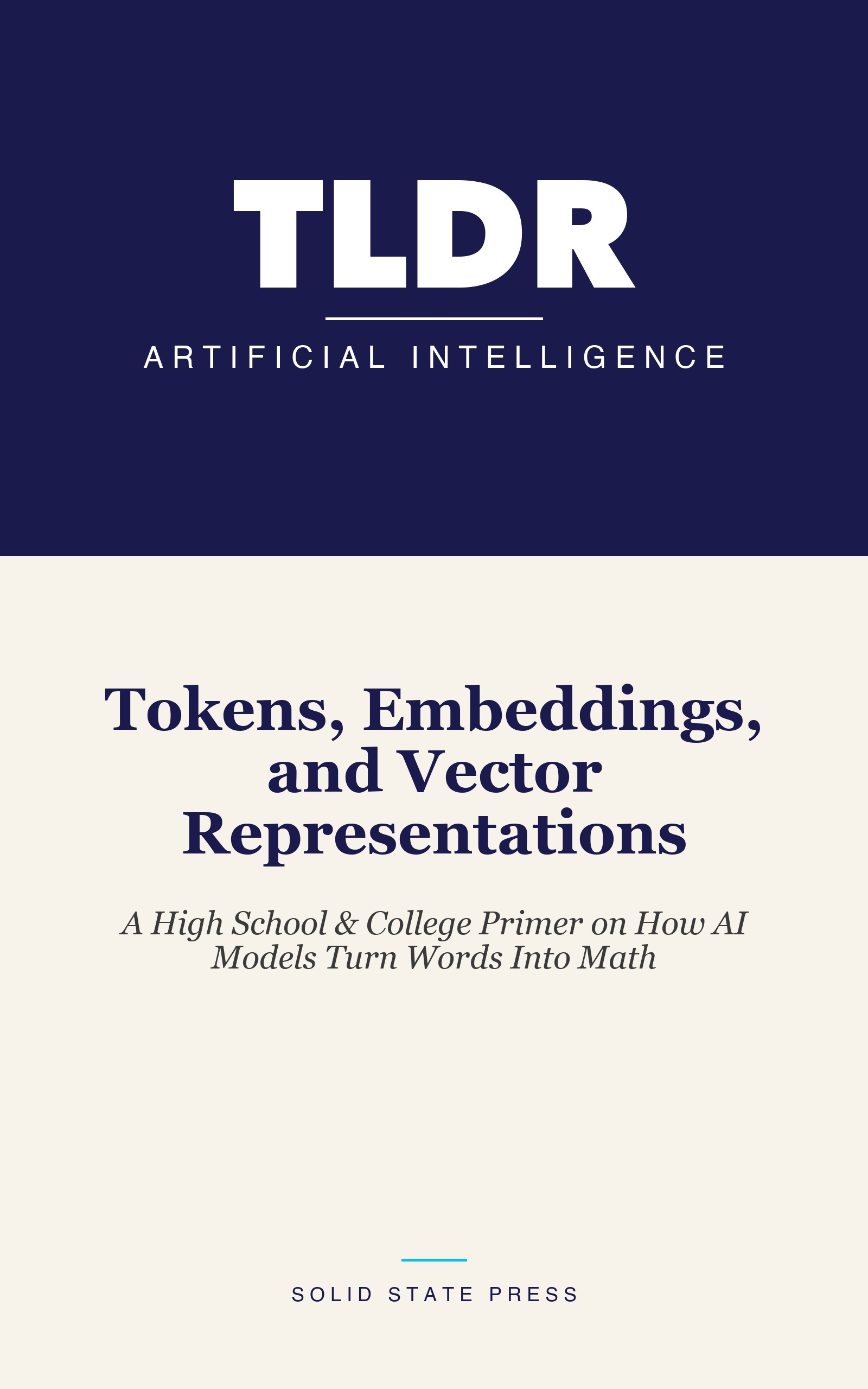 Tokens, Embeddings, and Vector Representations cover