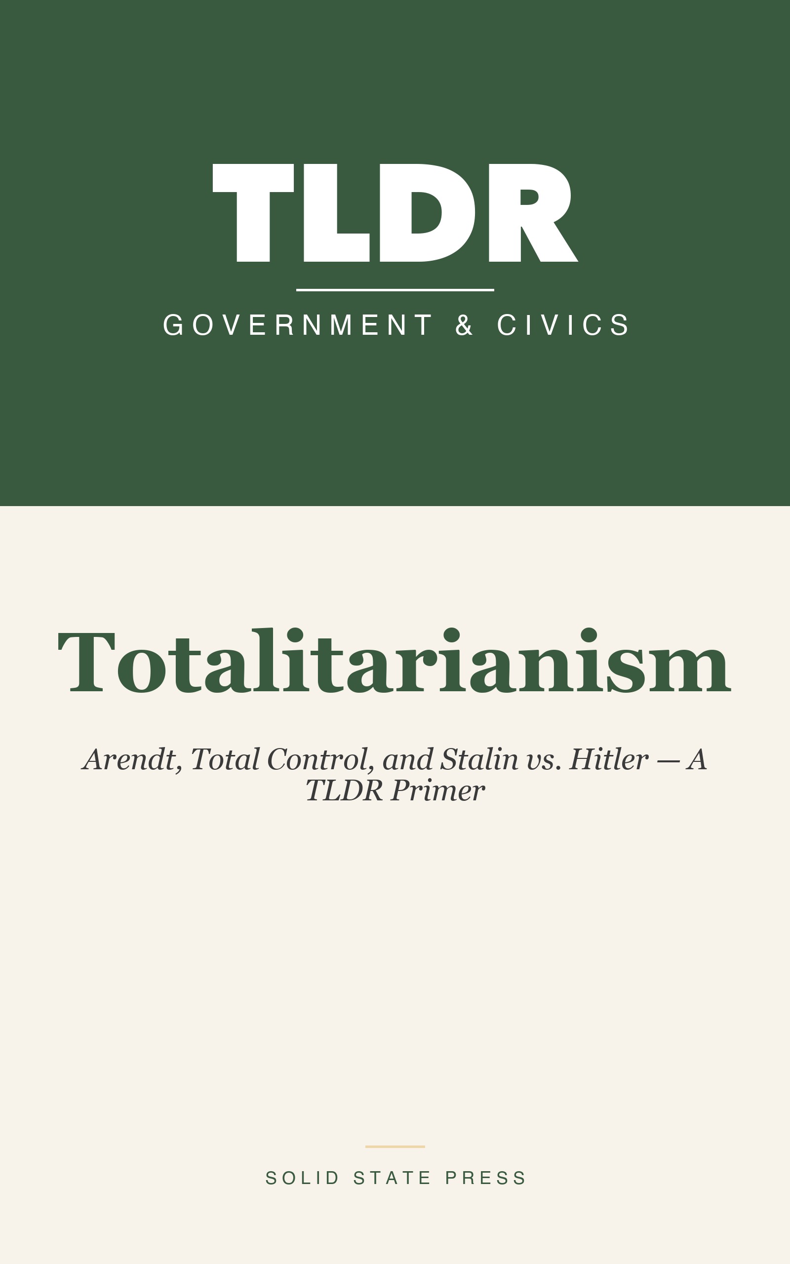 Totalitarianism cover
