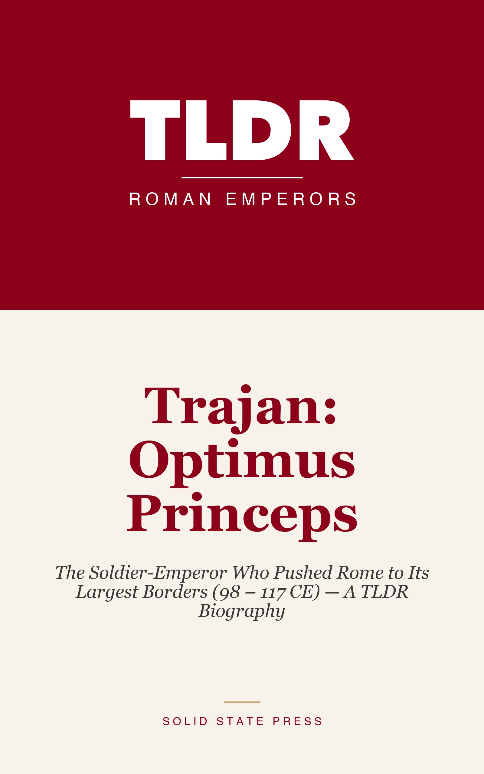 Trajan: Optimus Princeps cover