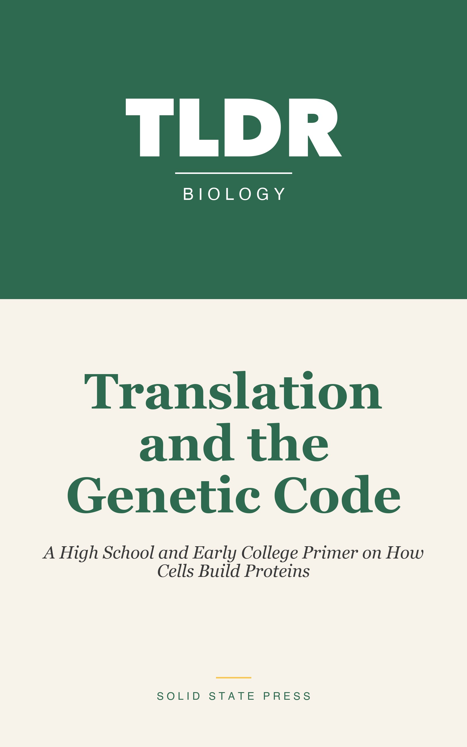 Translation and the Genetic Code cover