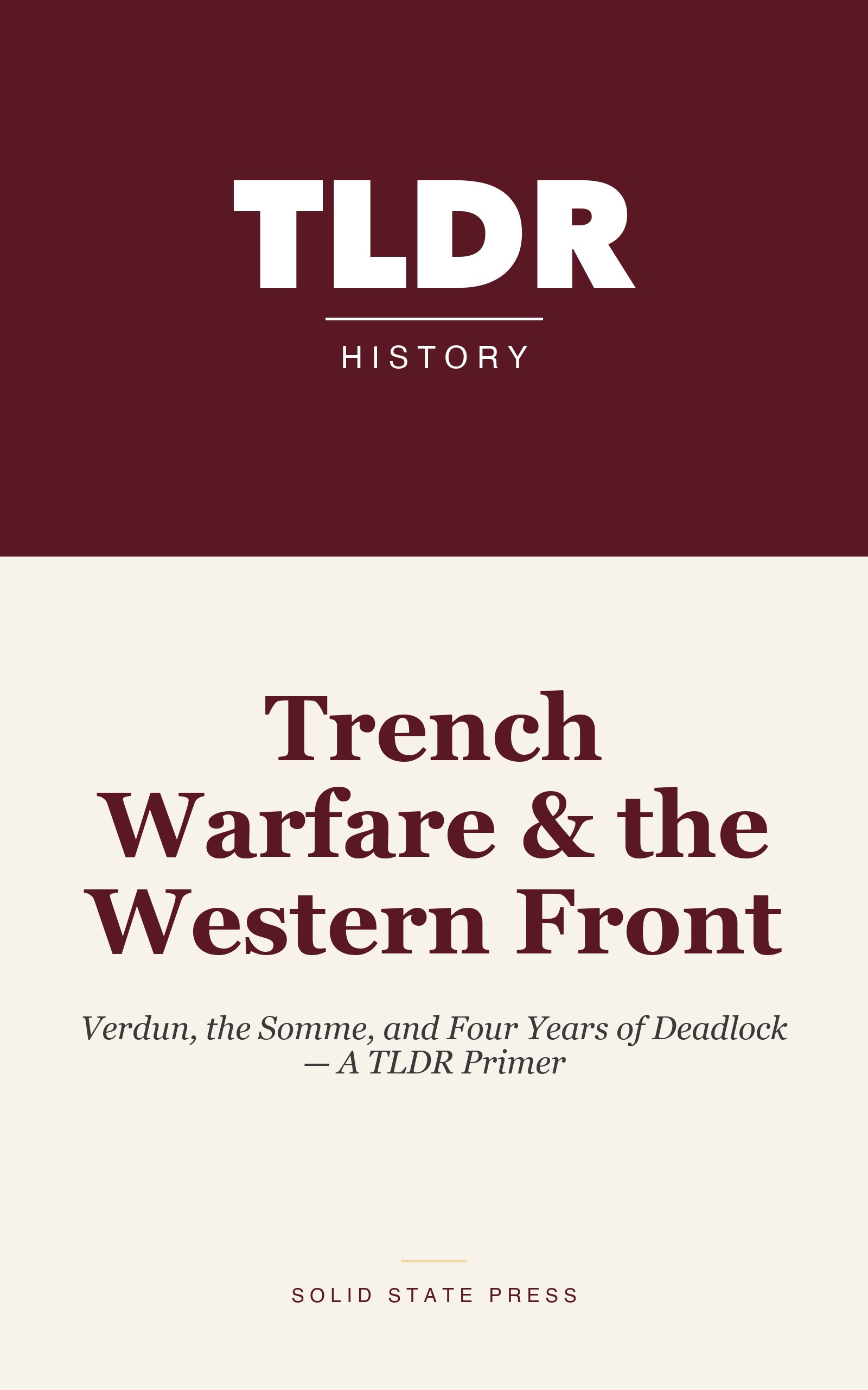 Trench Warfare & the Western Front cover