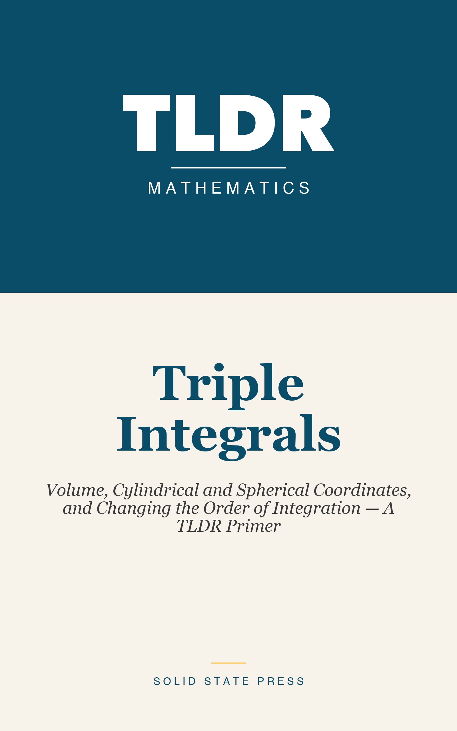 Triple Integrals cover