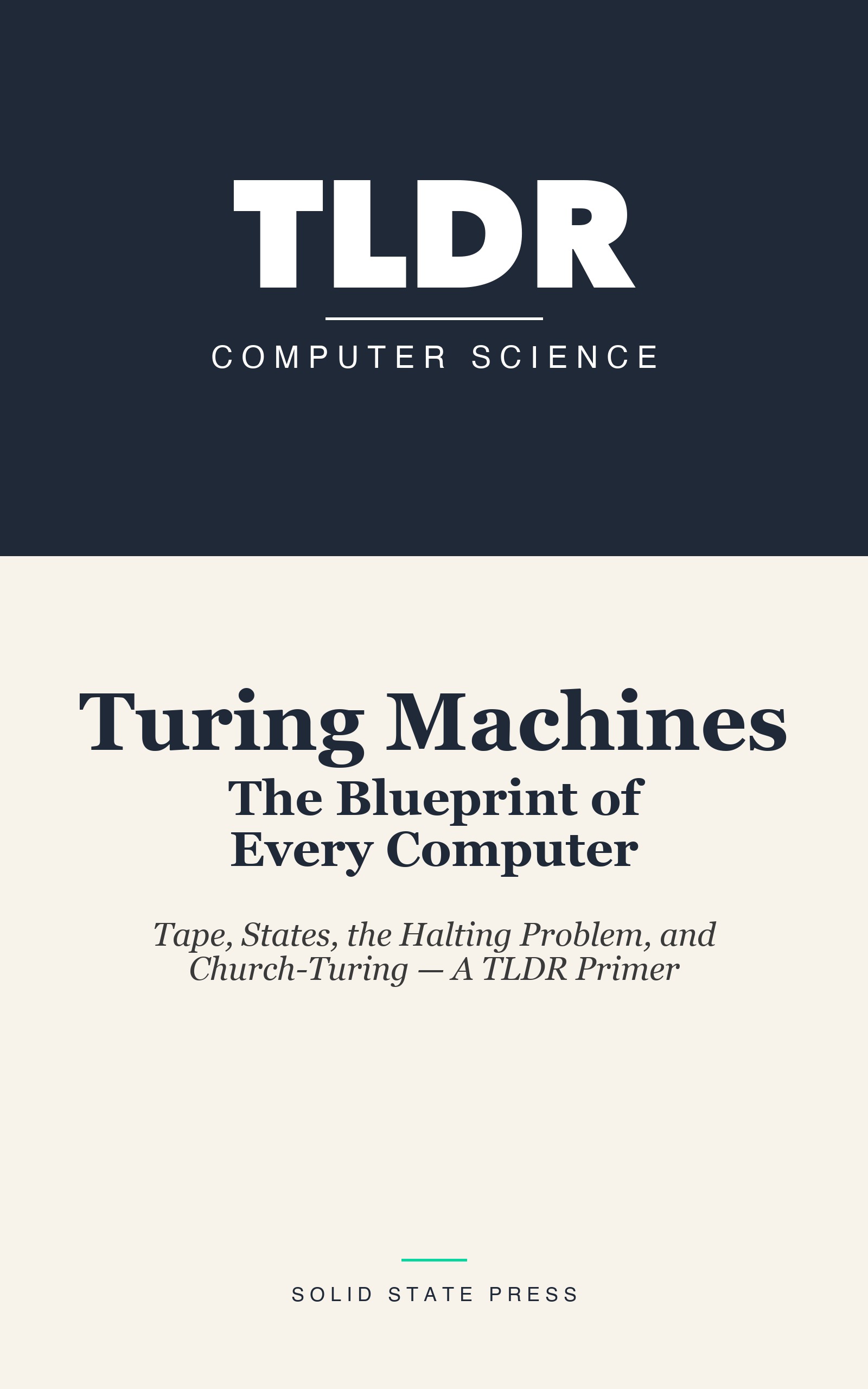 Turing Machines: The Blueprint of Every Computer cover