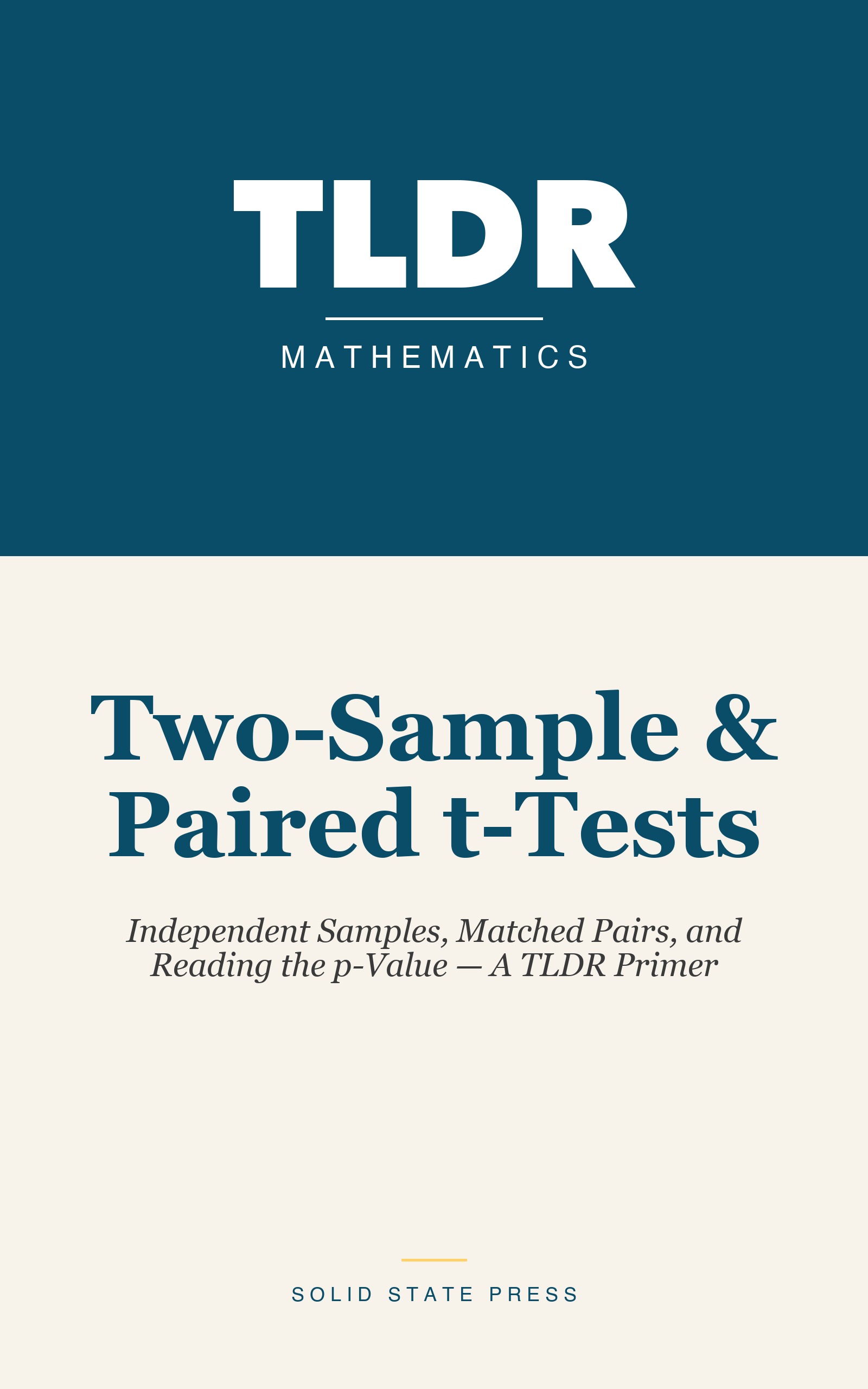 Two-Sample & Paired t-Tests cover