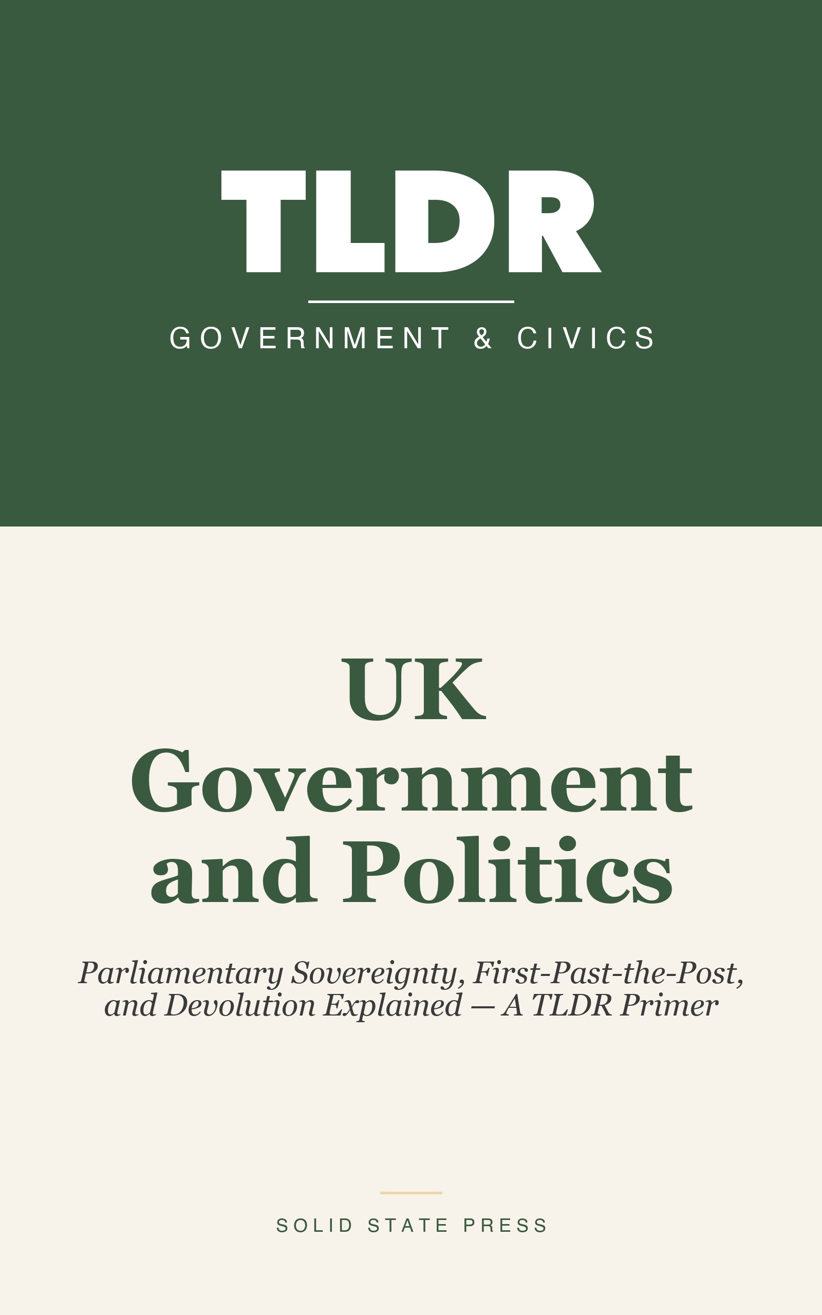 UK Government and Politics cover