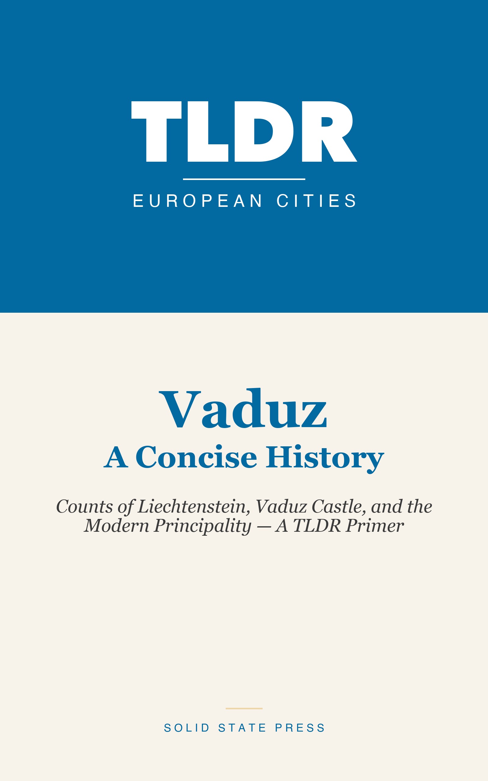 Vaduz: A Concise History cover