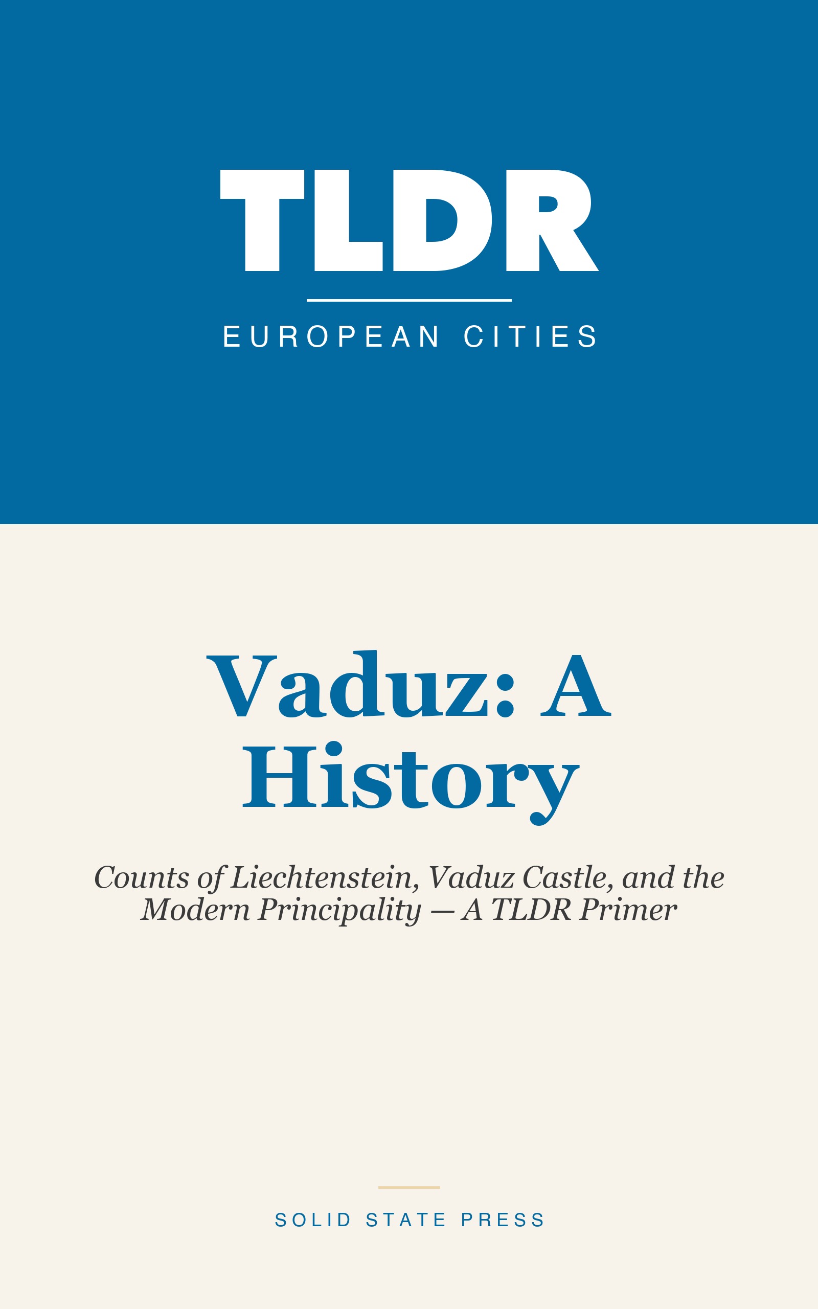 Vaduz: A History cover