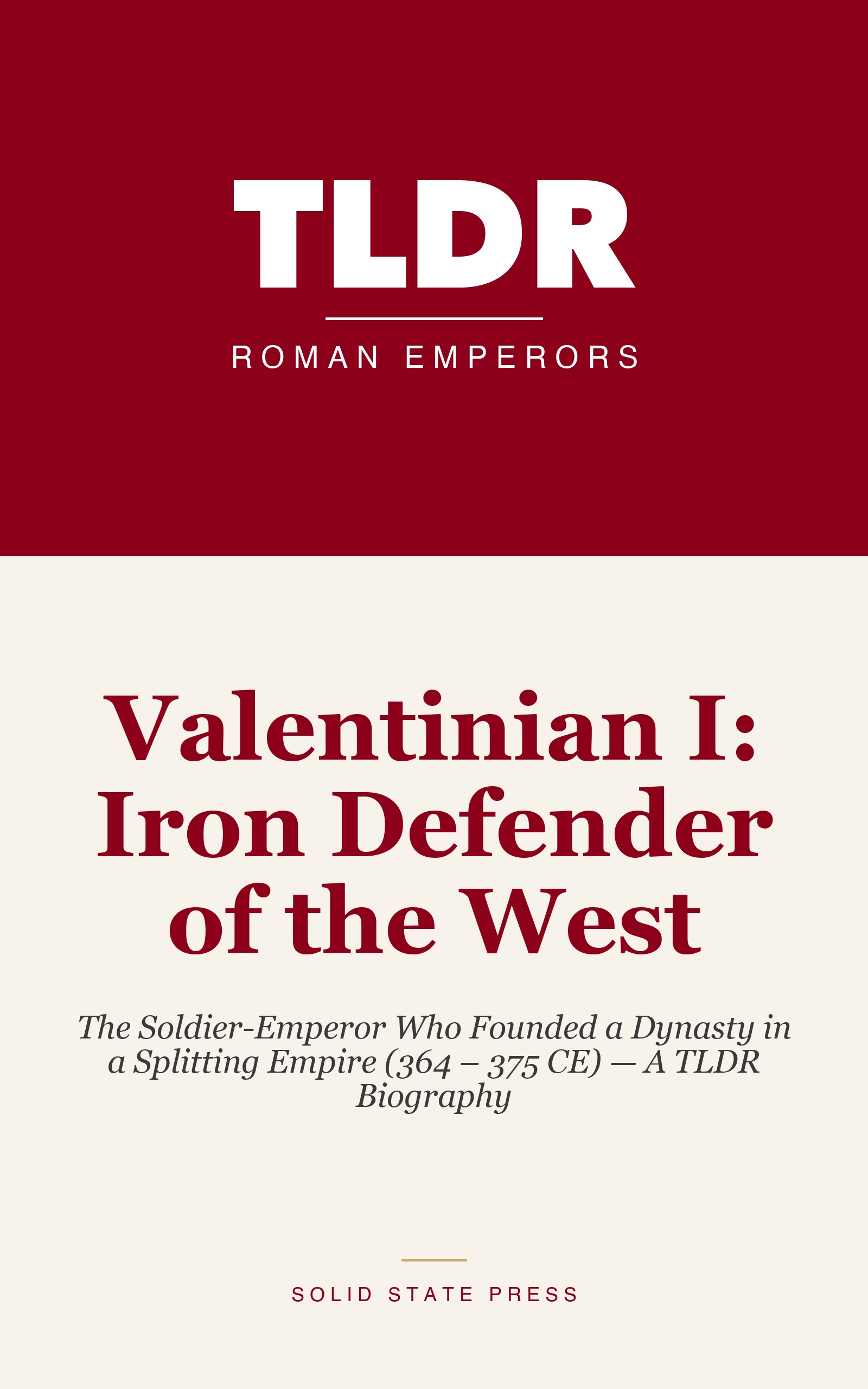 Valentinian I: Iron Defender of the West cover