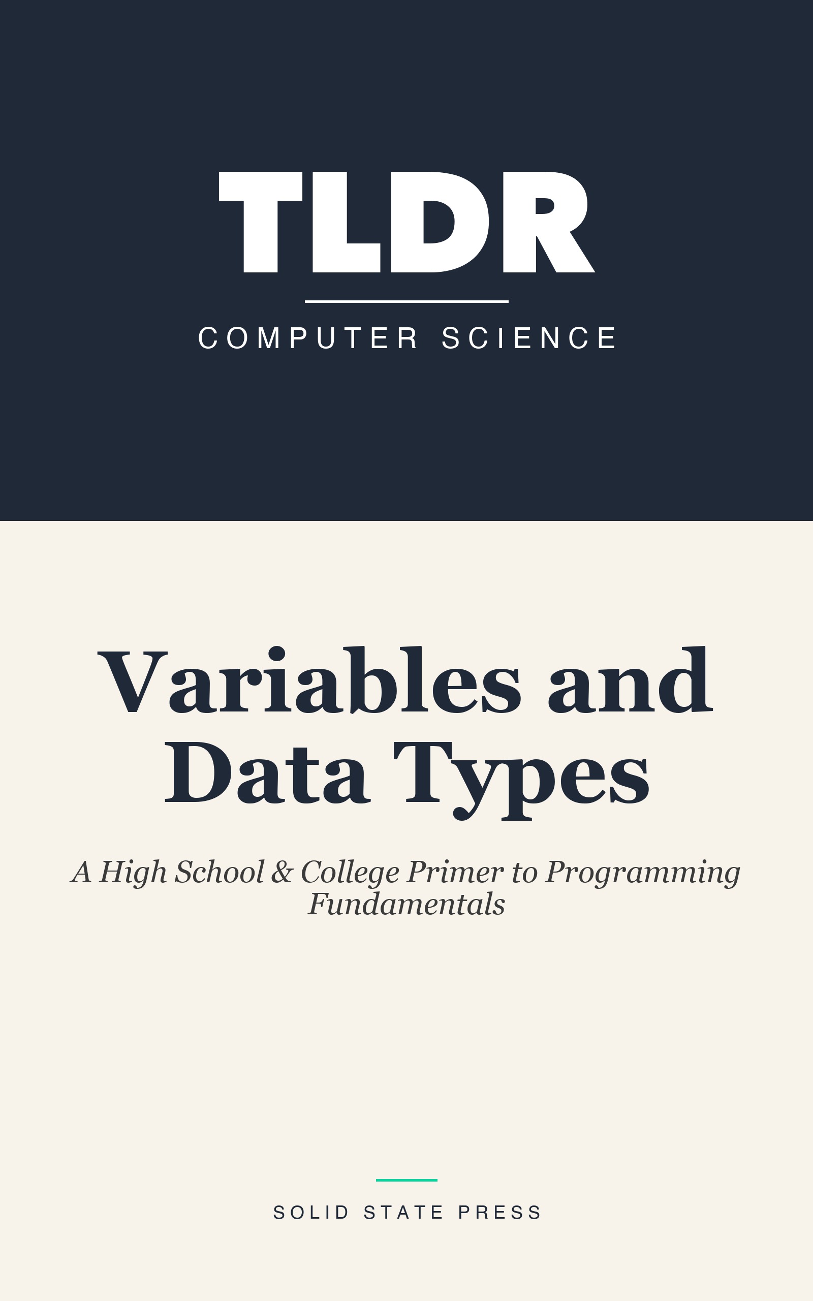 Variables and Data Types cover