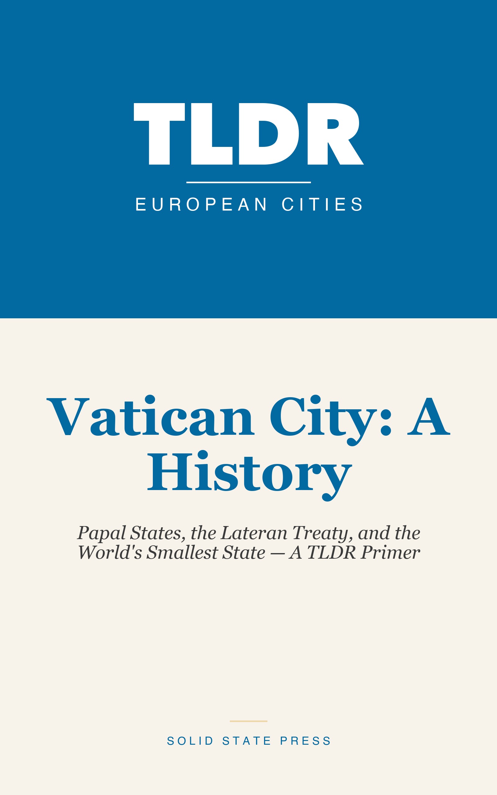 Vatican City: A History cover