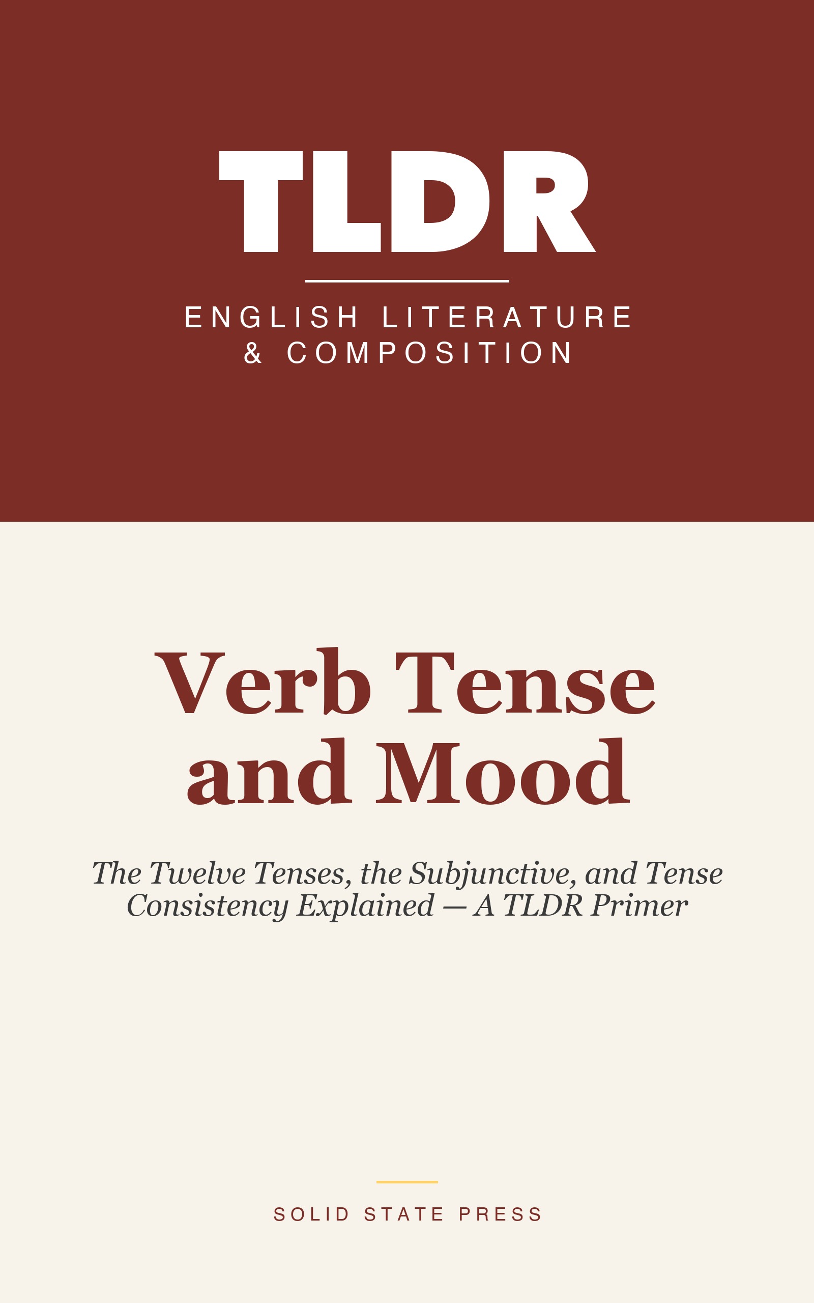 Verb Tense and Mood cover