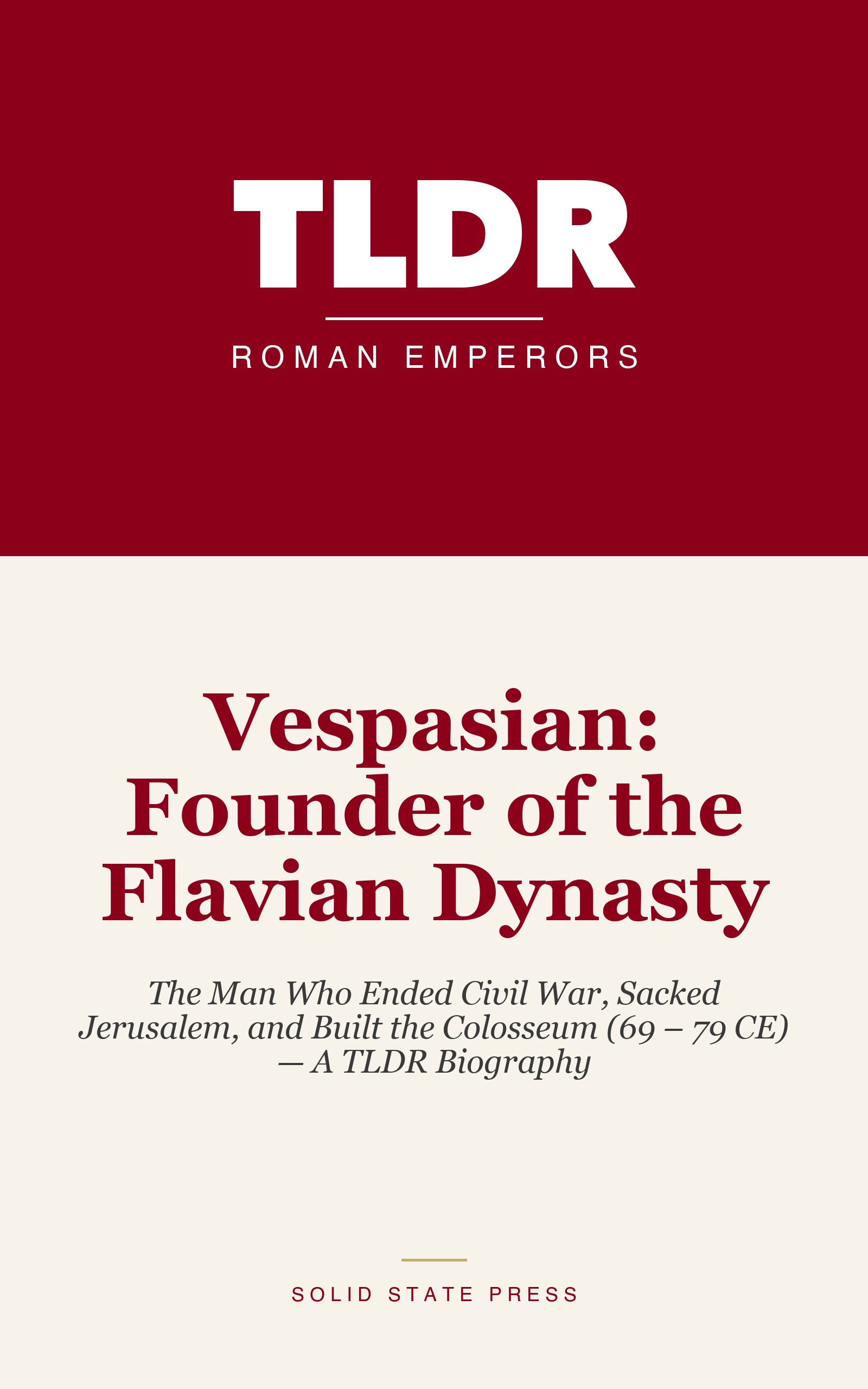 Vespasian: Founder of the Flavian Dynasty cover