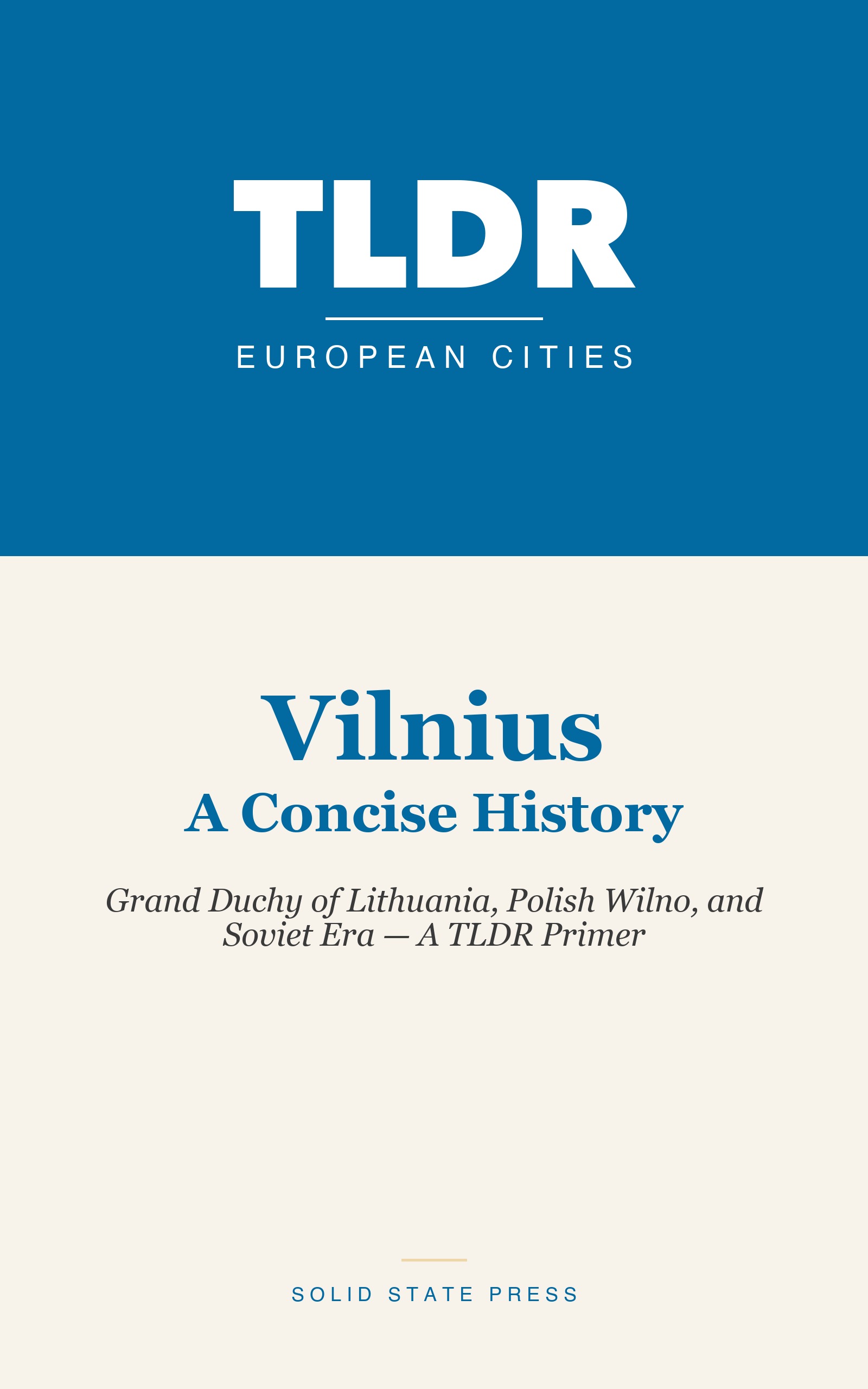 Vilnius: A Concise History cover