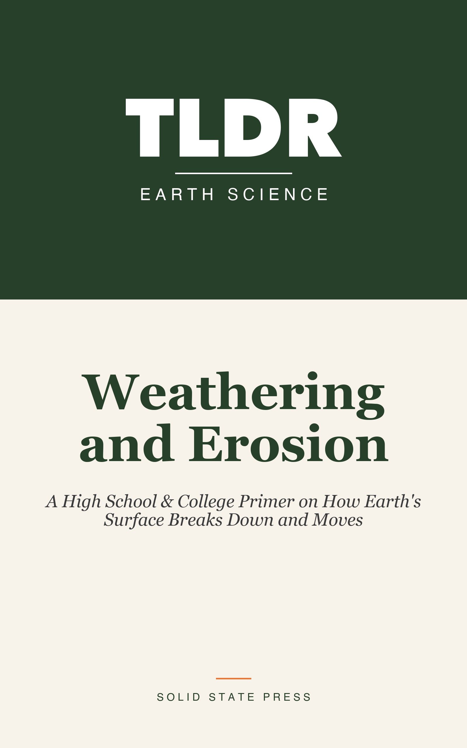 Weathering and Erosion cover