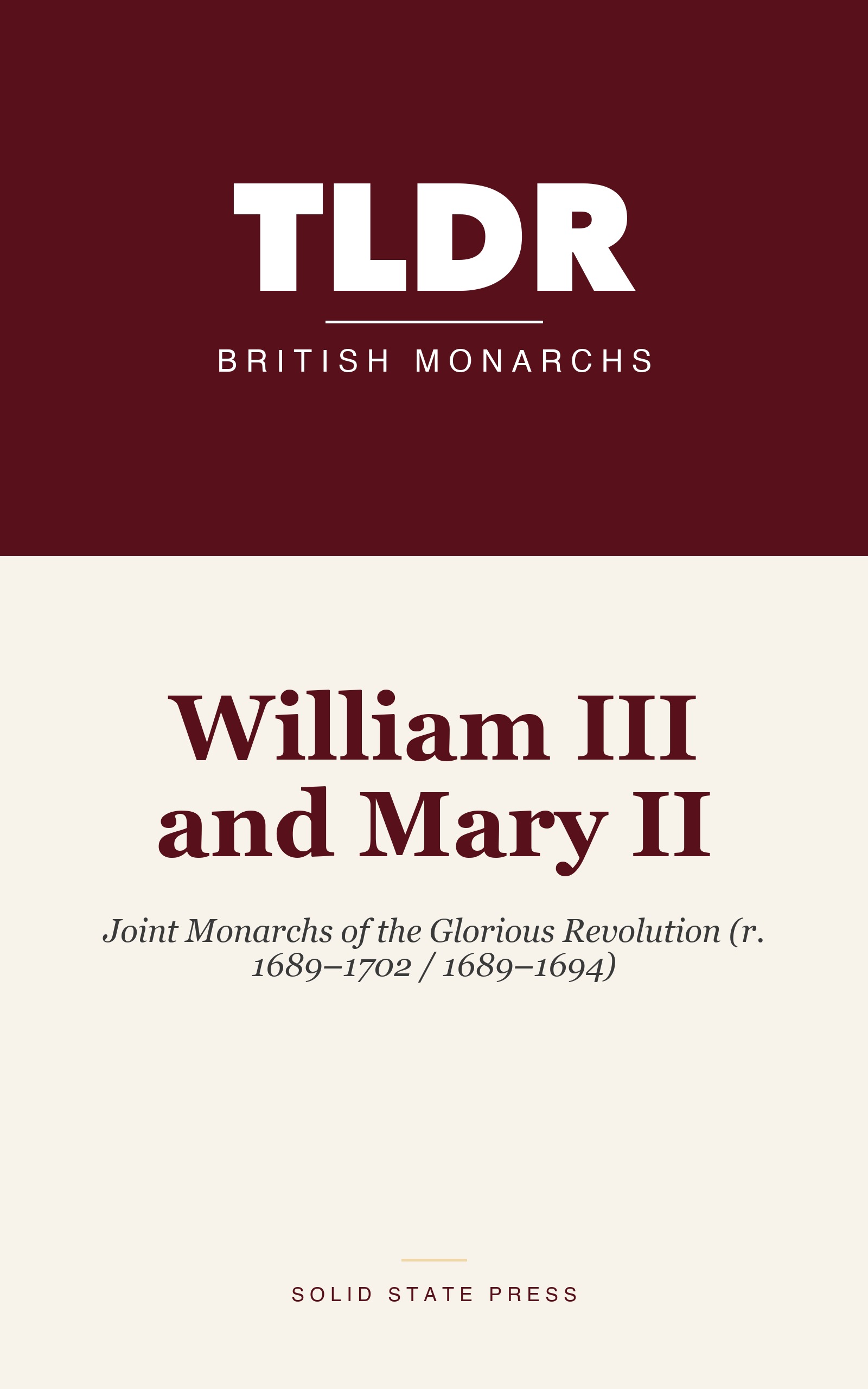 William III and Mary II cover